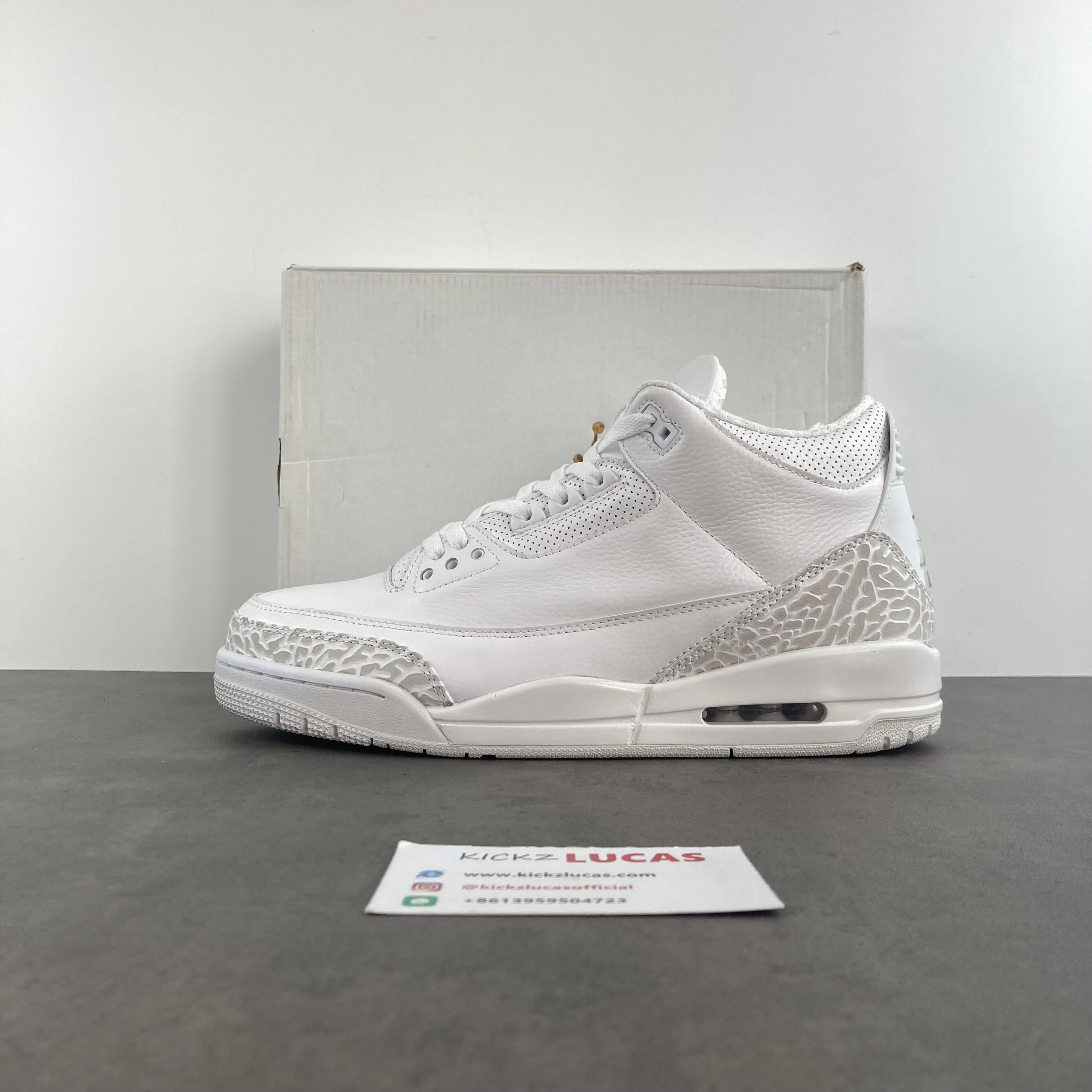 Air Jordan 3 Retro Pure White 136064- NewStyle 1864