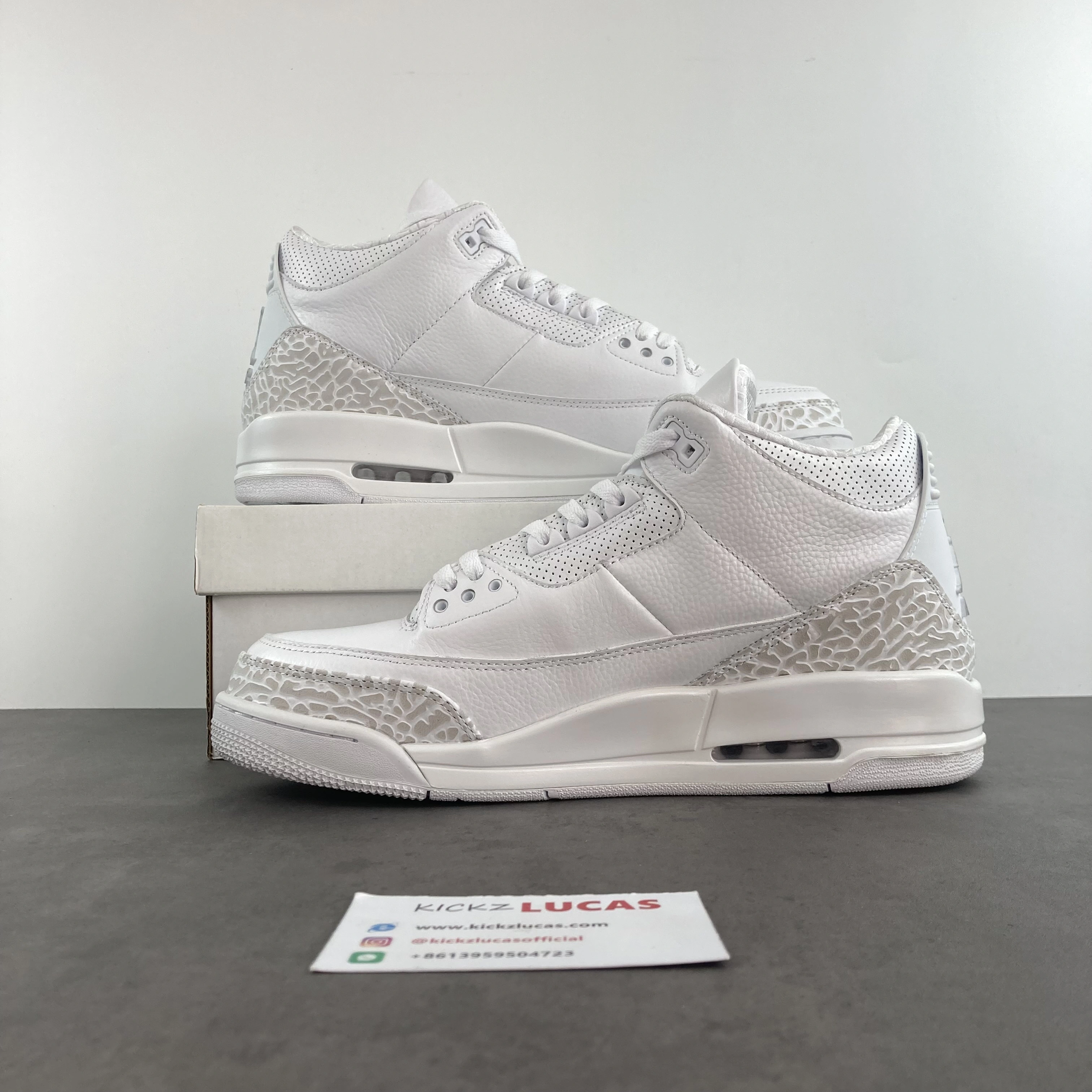 Air Jordan 3 Retro Pure White 136064- NewStyle 1864