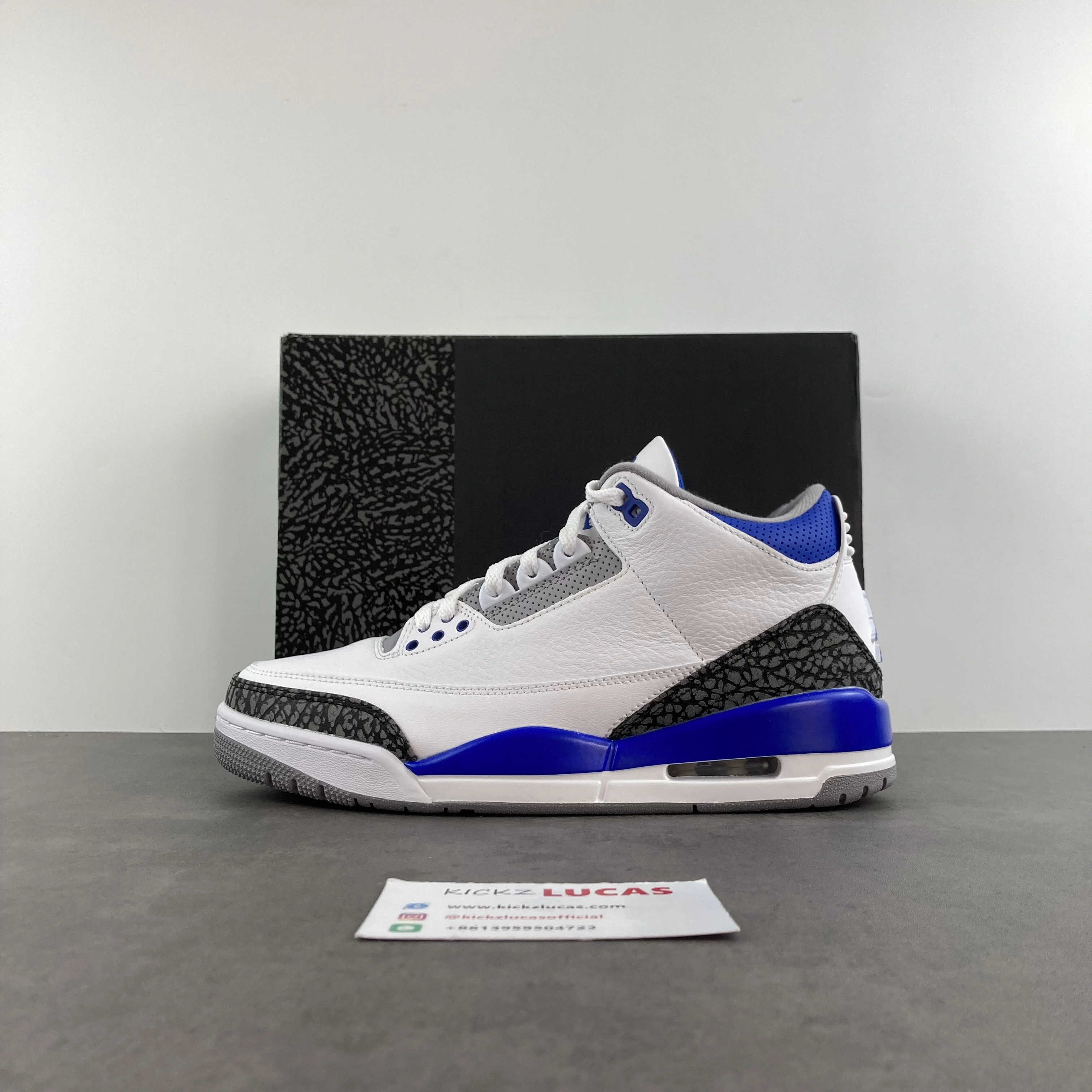 Air Jordan 3 Retro Racer Blue CT8532- Durable 1842
