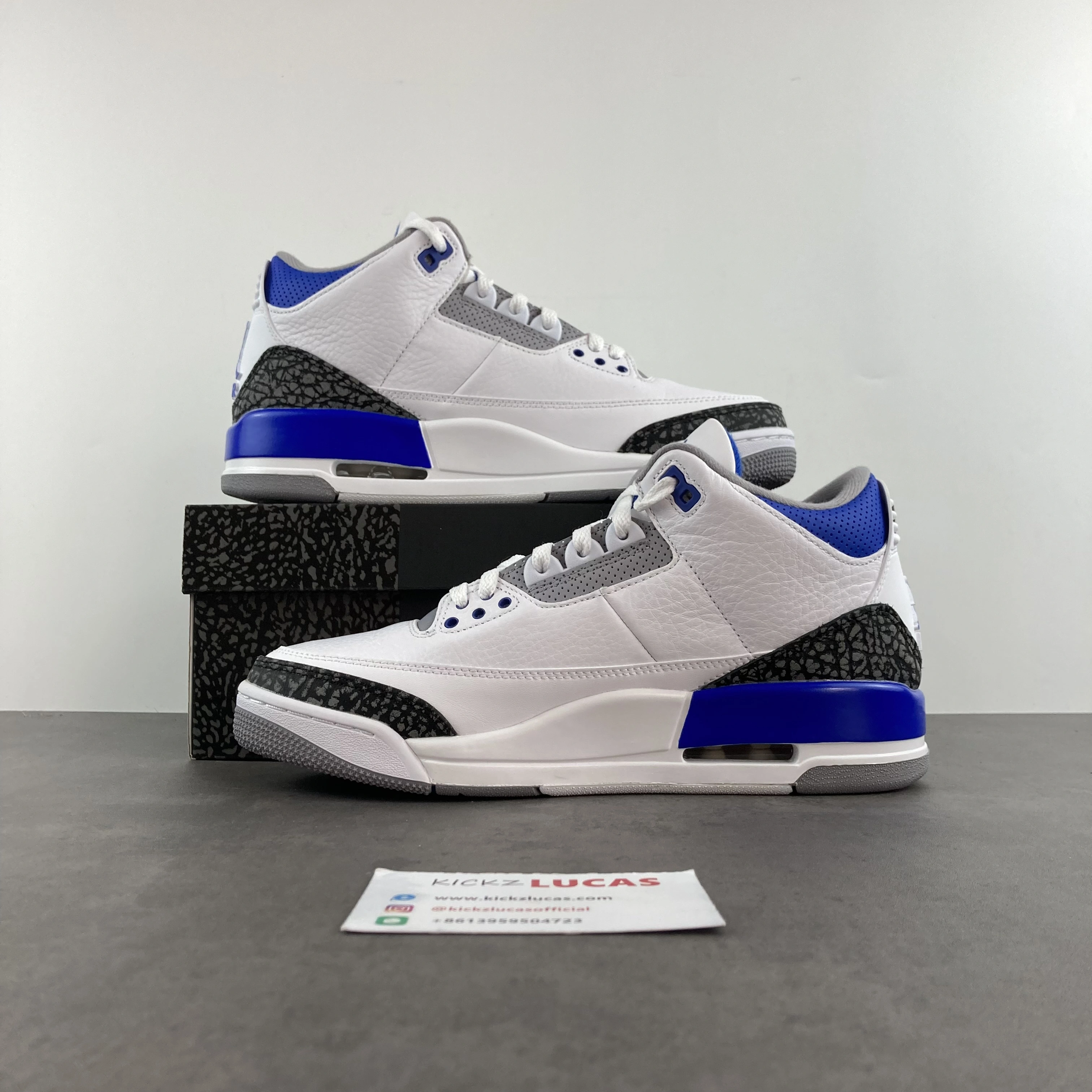 Air Jordan 3 Retro Racer Blue CT8532- Durable 1842
