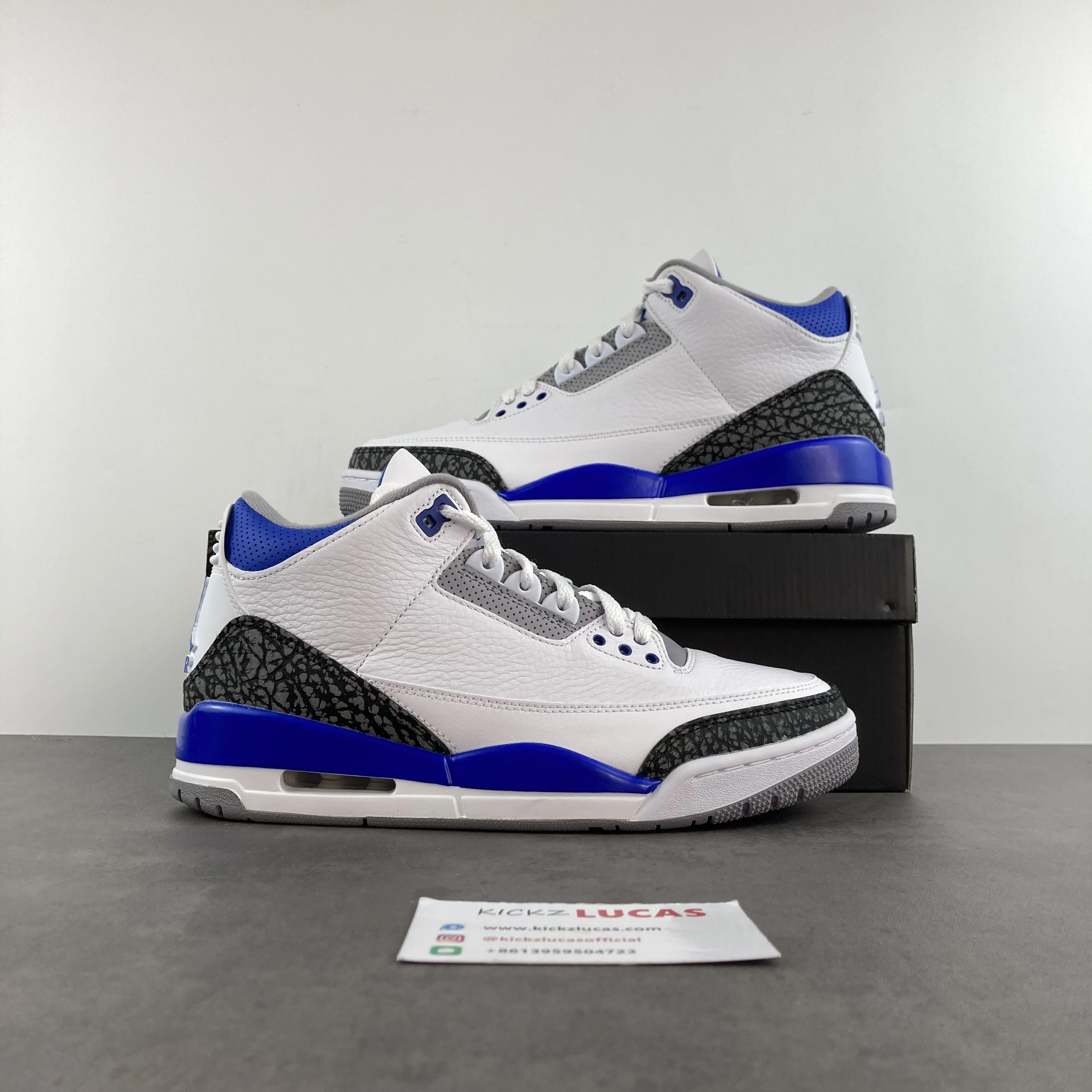 Air Jordan 3 Retro Racer Blue CT8532- Durable 1842