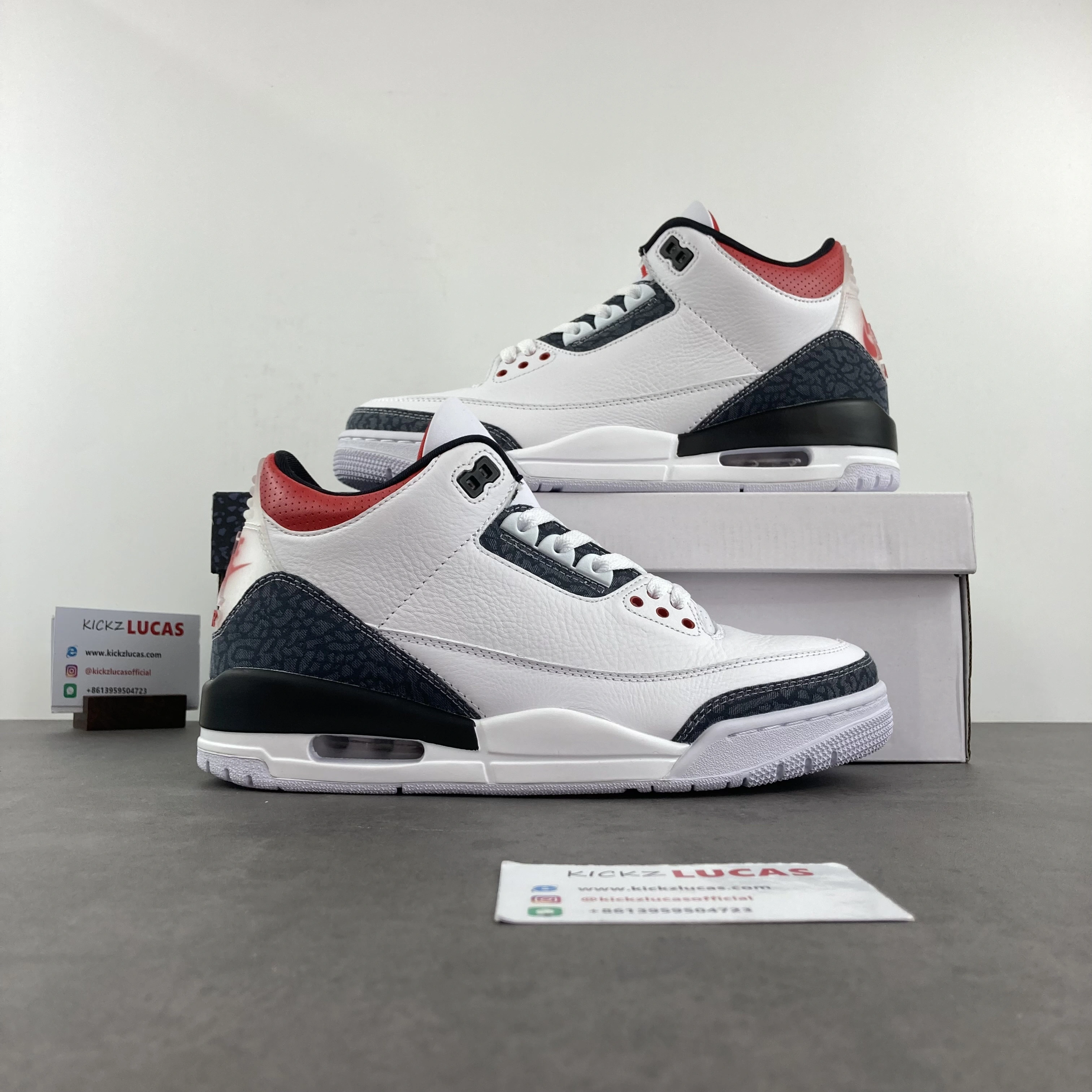 Air Jordan 3 Retro SE Fire Red Denim CZ6431- WaterResistant 1843