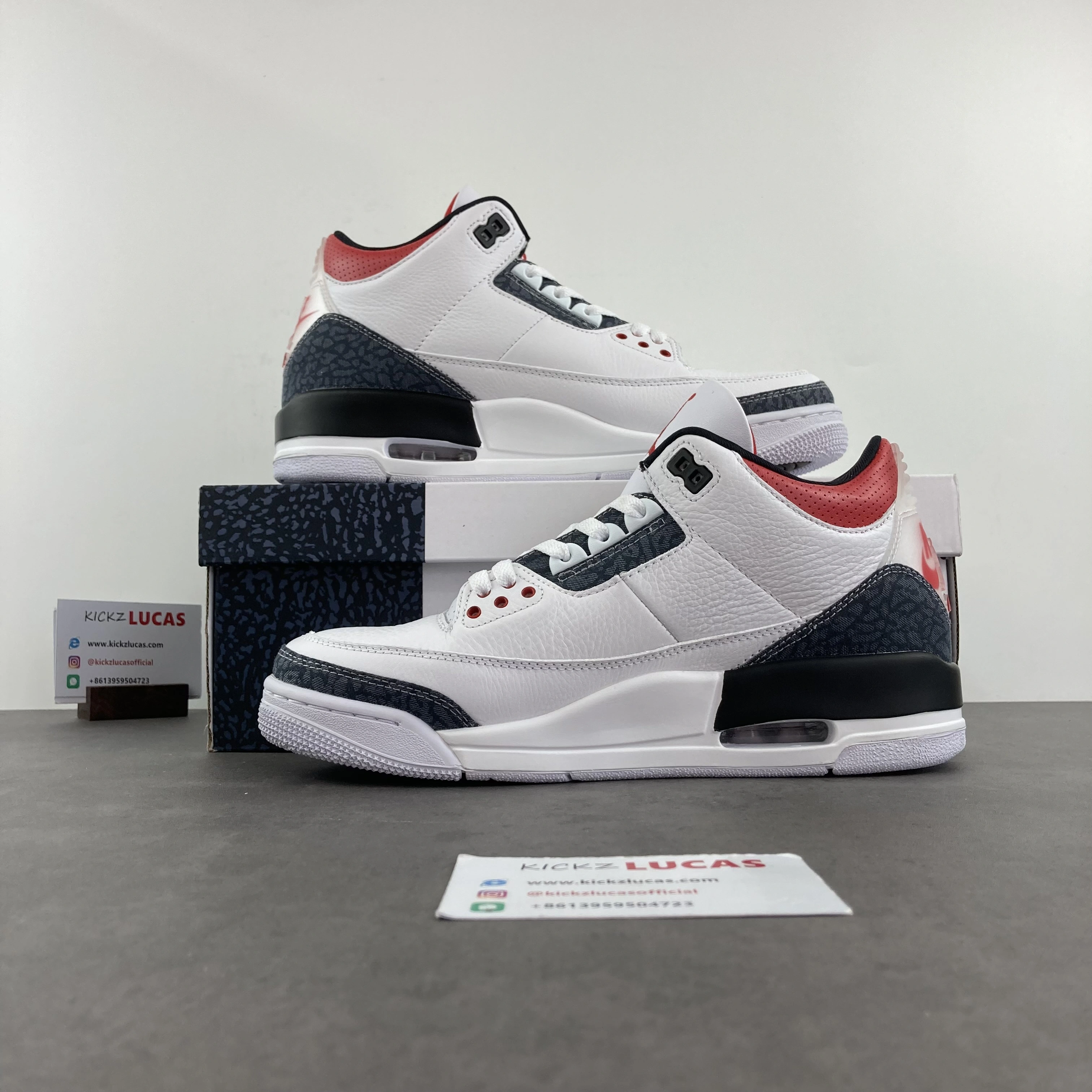 Air Jordan 3 Retro SE Fire Red Denim CZ6431- WaterResistant 1843