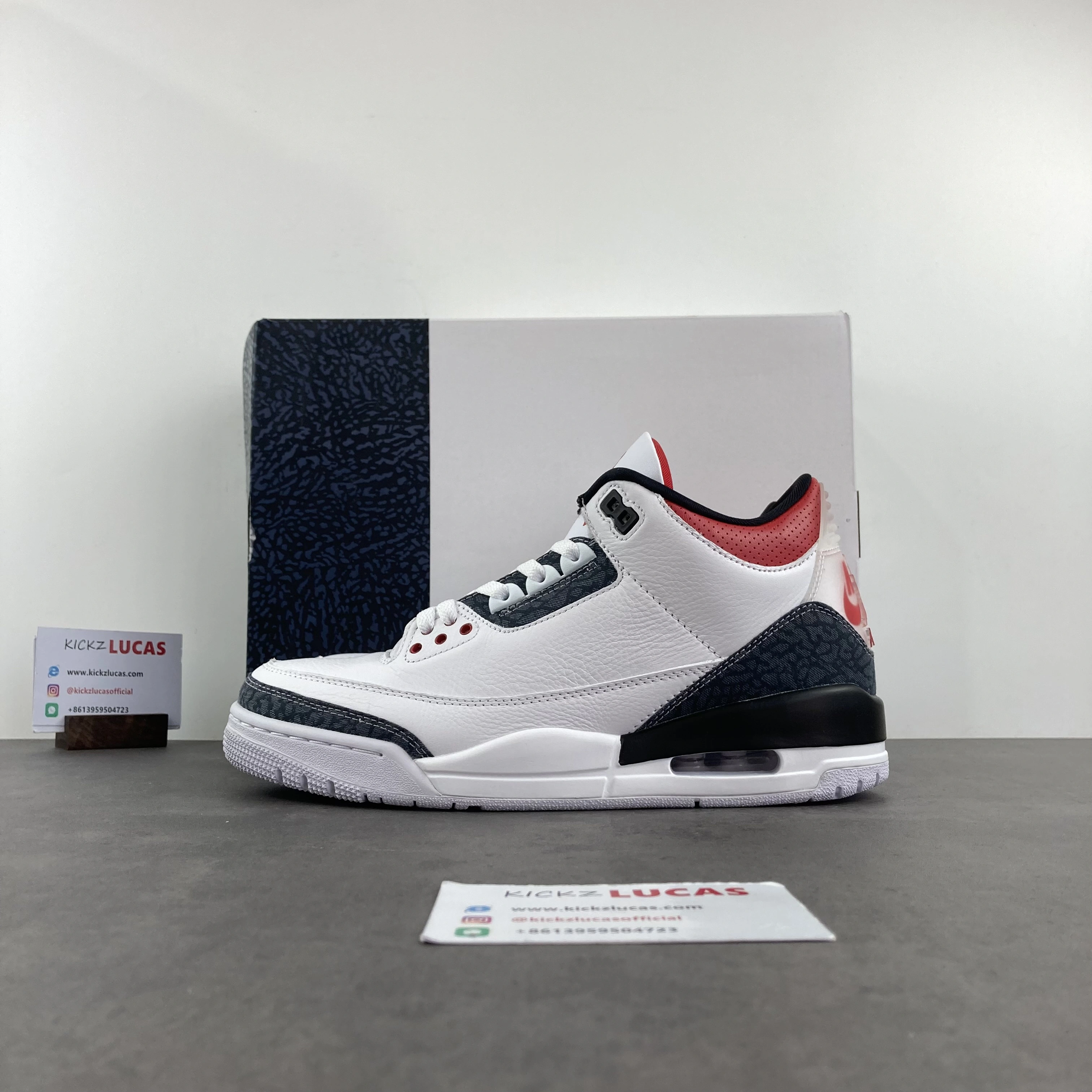 Air Jordan 3 Retro SE Fire Red Denim CZ6431- WaterResistant 1843