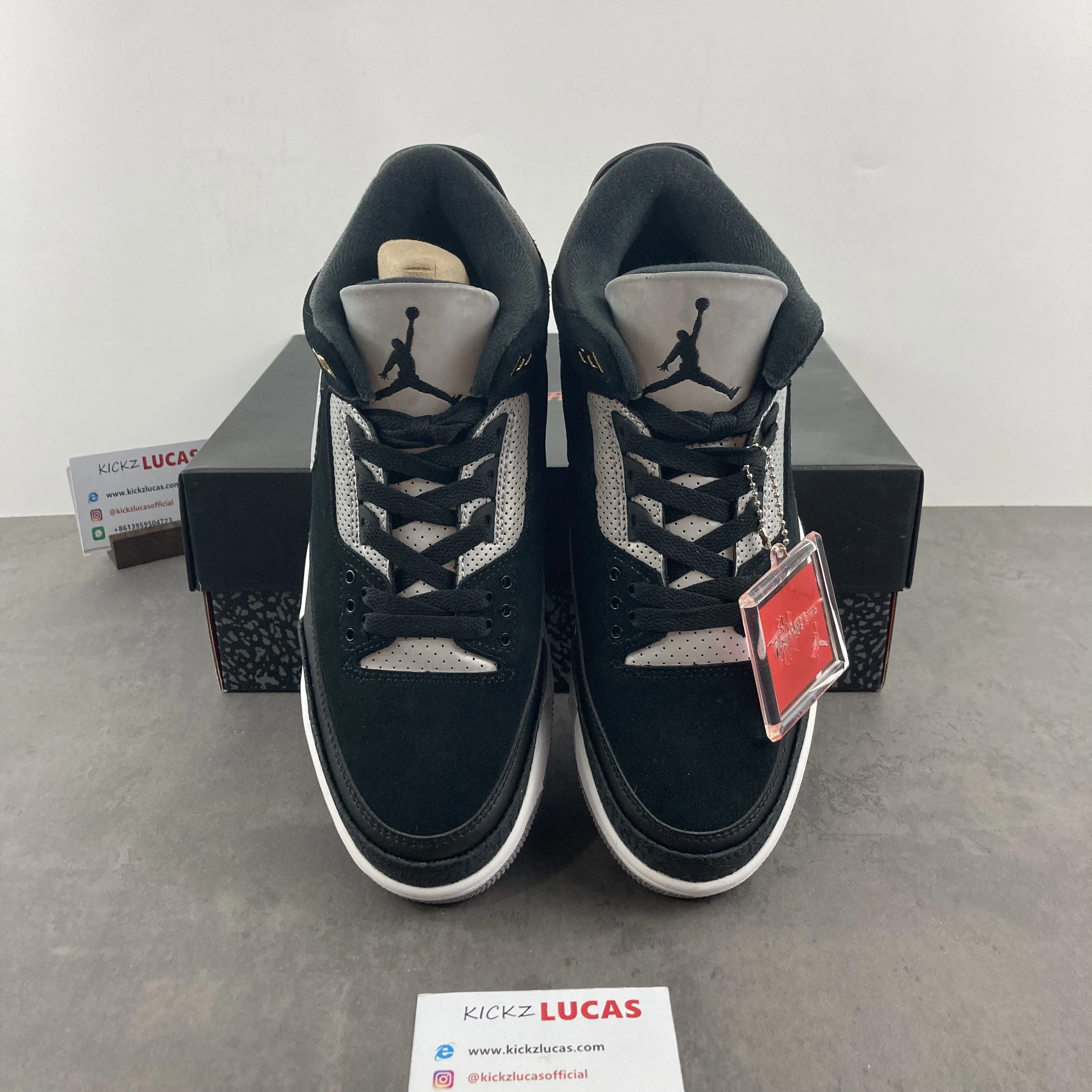 Supportive Air Jordan 3 Retro Tinker Black Cement Gold CK4348- 1886