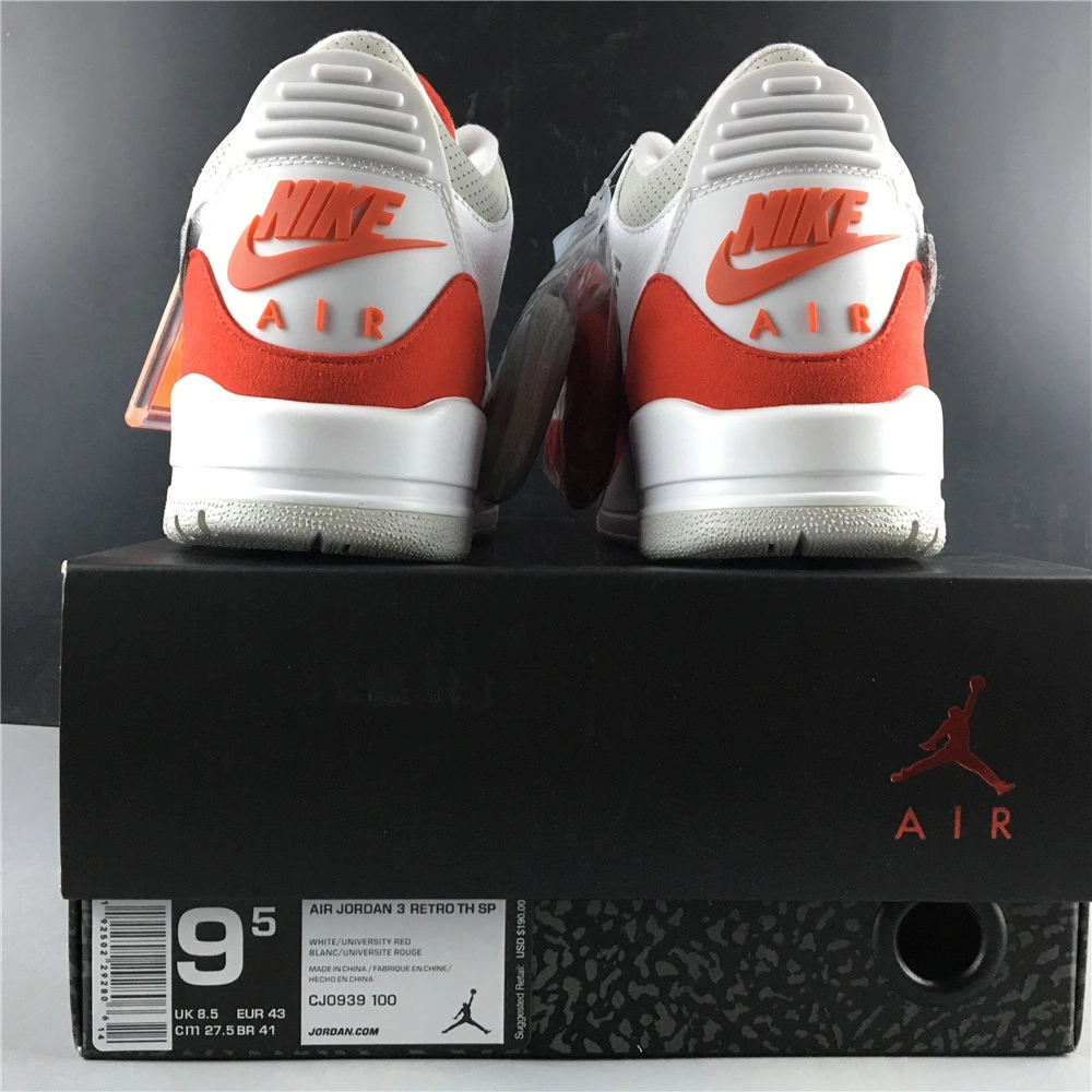 SunProtective Air Jordan 3 Retro Tinker White University Red CJ0939- 1876