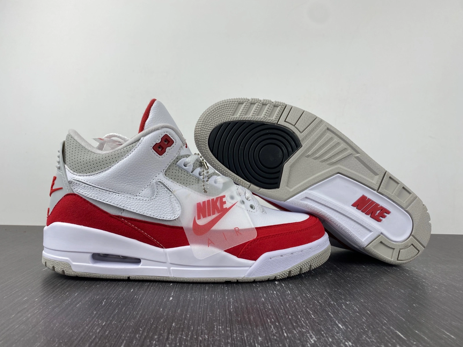 Unique Air Jordan 3 Retro Tinker White University Red CJ0939- 1849