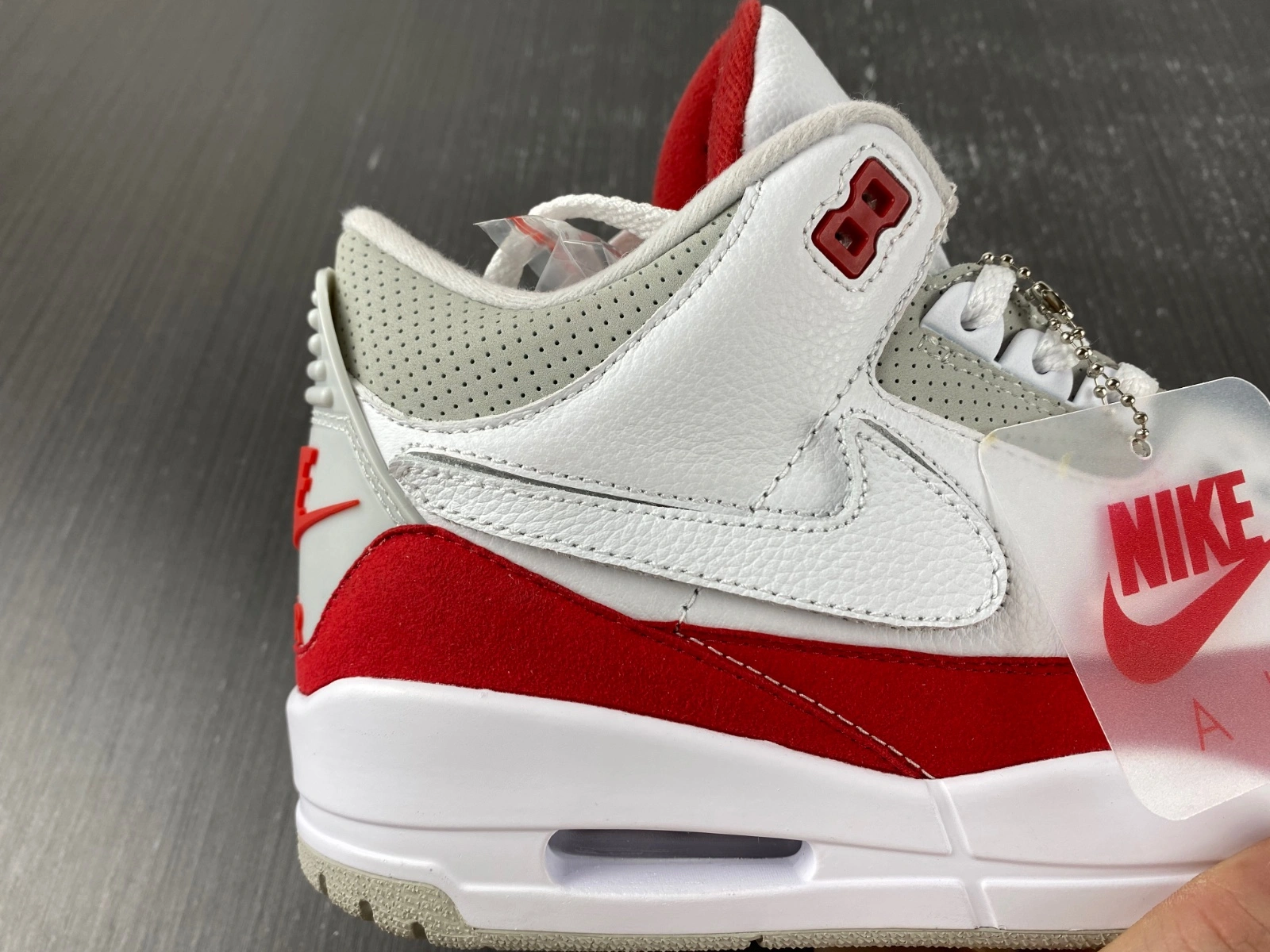 Unique Air Jordan 3 Retro Tinker White University Red CJ0939- 1849