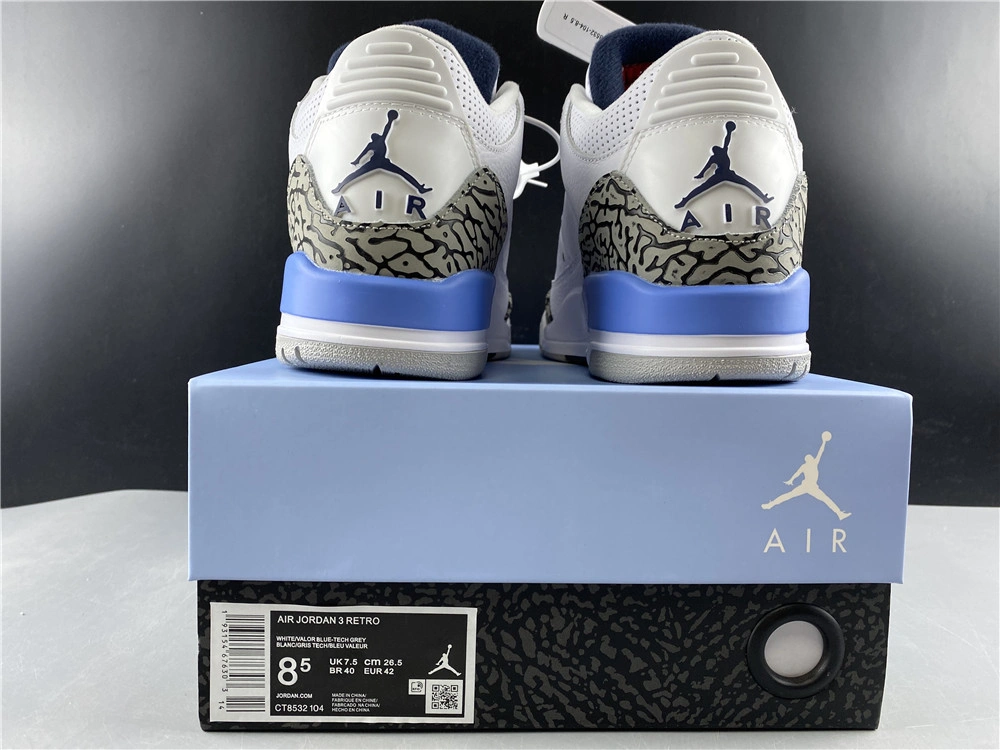 NewStyle Air Jordan 3 Retro UNC CT8532- 1877