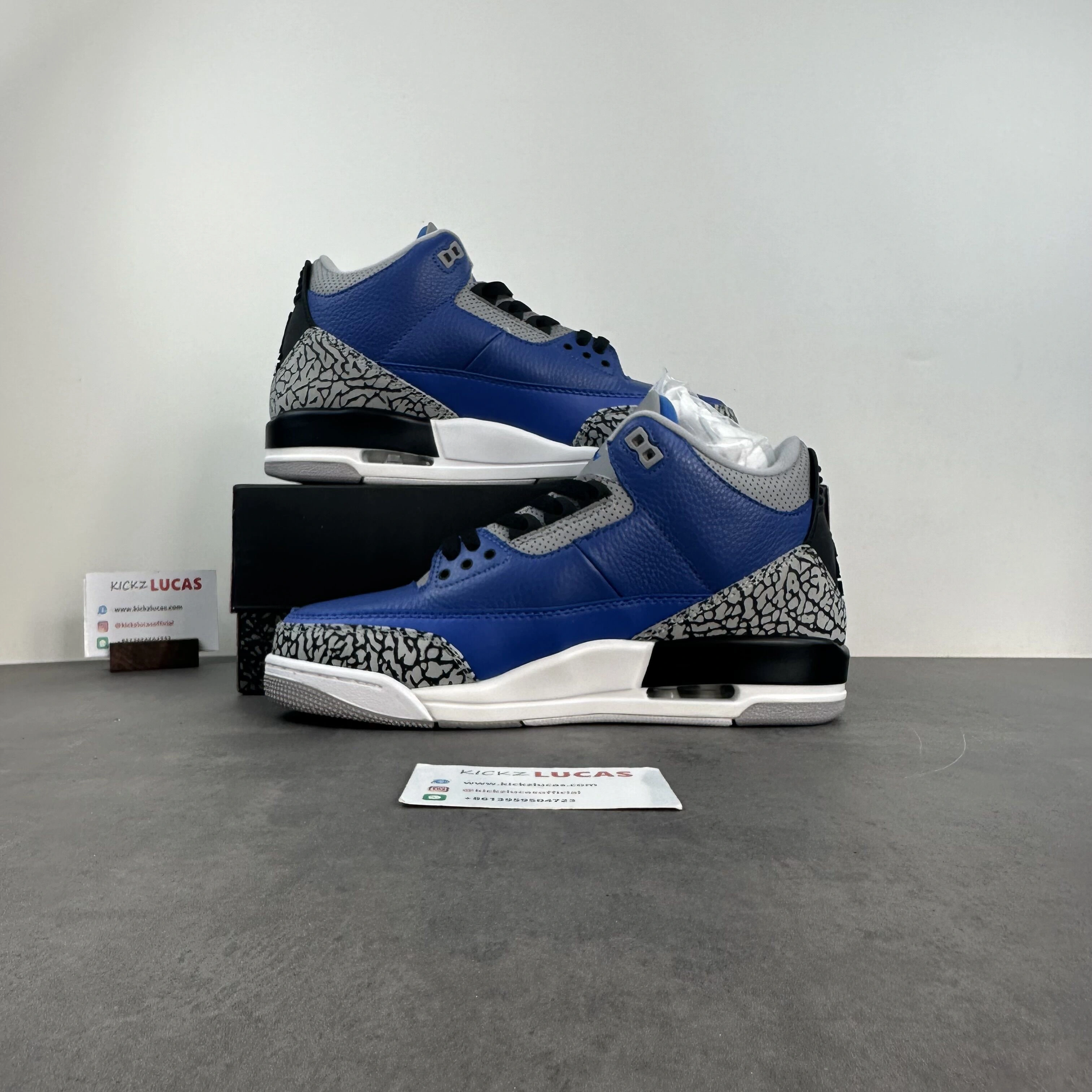 EasyMatch Air Jordan 3 Retro Varsity Royal Cement CT8532- 1881