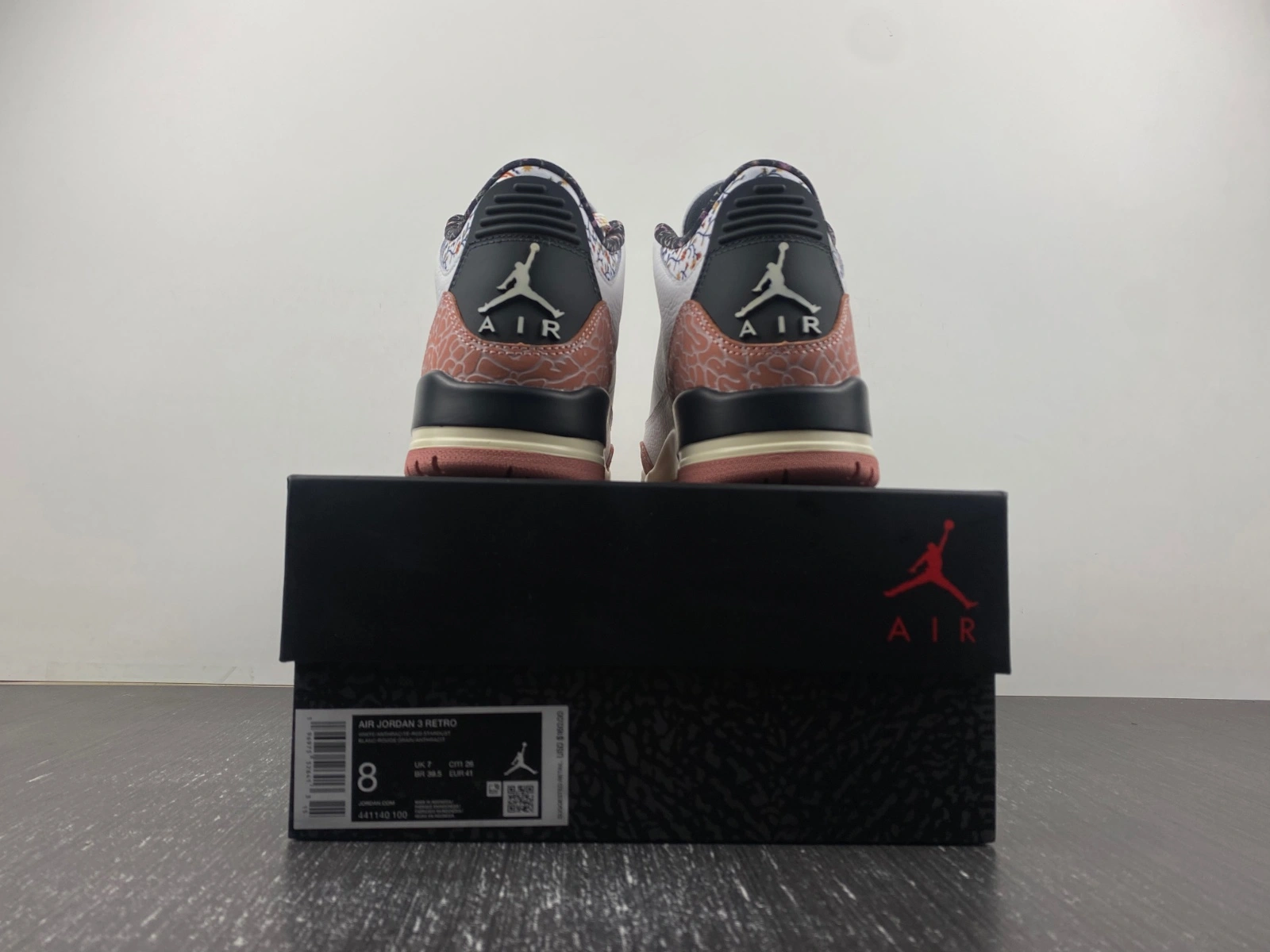 Air Jordan 3 Retro Vintage Floral 441140- Tailored 1821