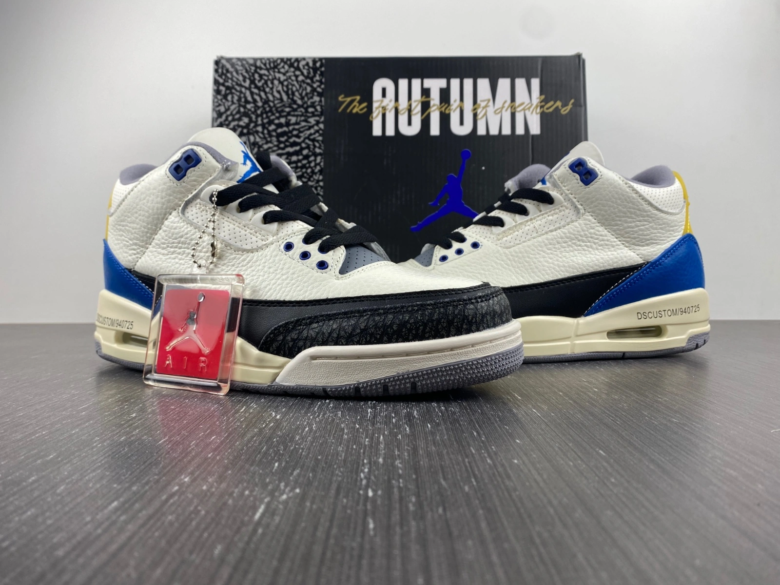Air Jordan 3 Retro White Blue 398614- Versatile 1851