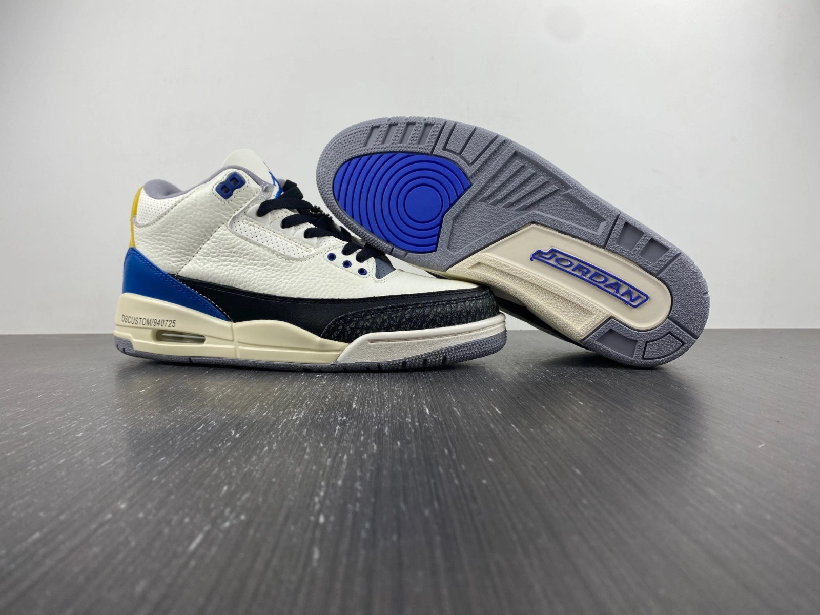 Air Jordan 3 Retro White Blue 398614- Versatile 1851
