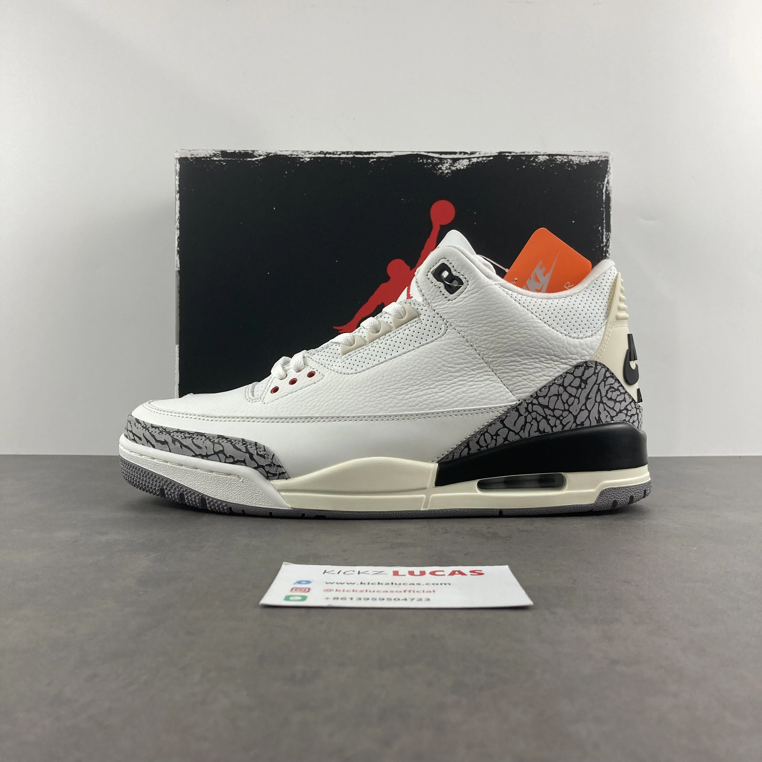 Youthful Air Jordan 3 Retro White Cement Reimagined DN3707- 1853