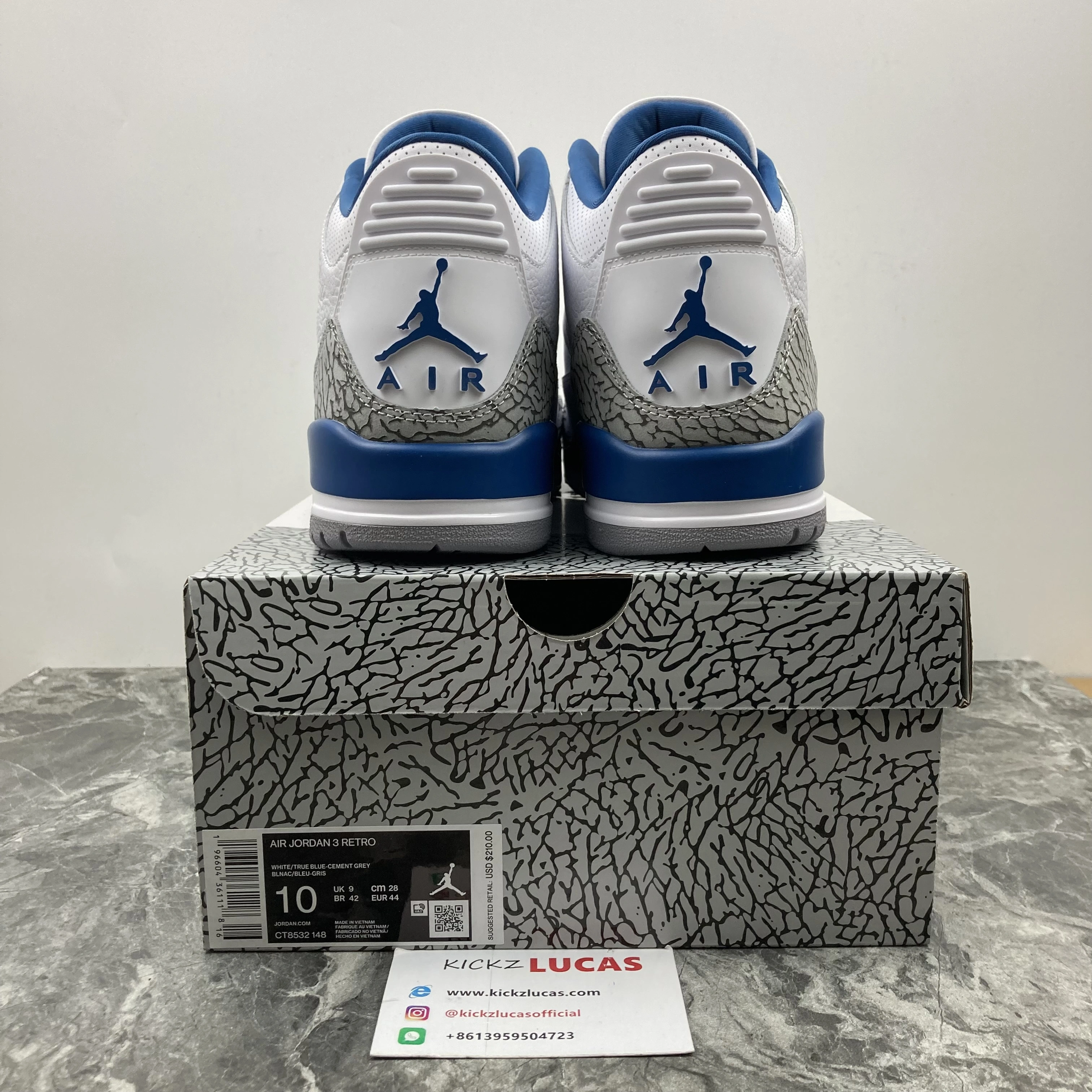 Air Jordan 3 Wizards CT8532- FlexibleFit 1852