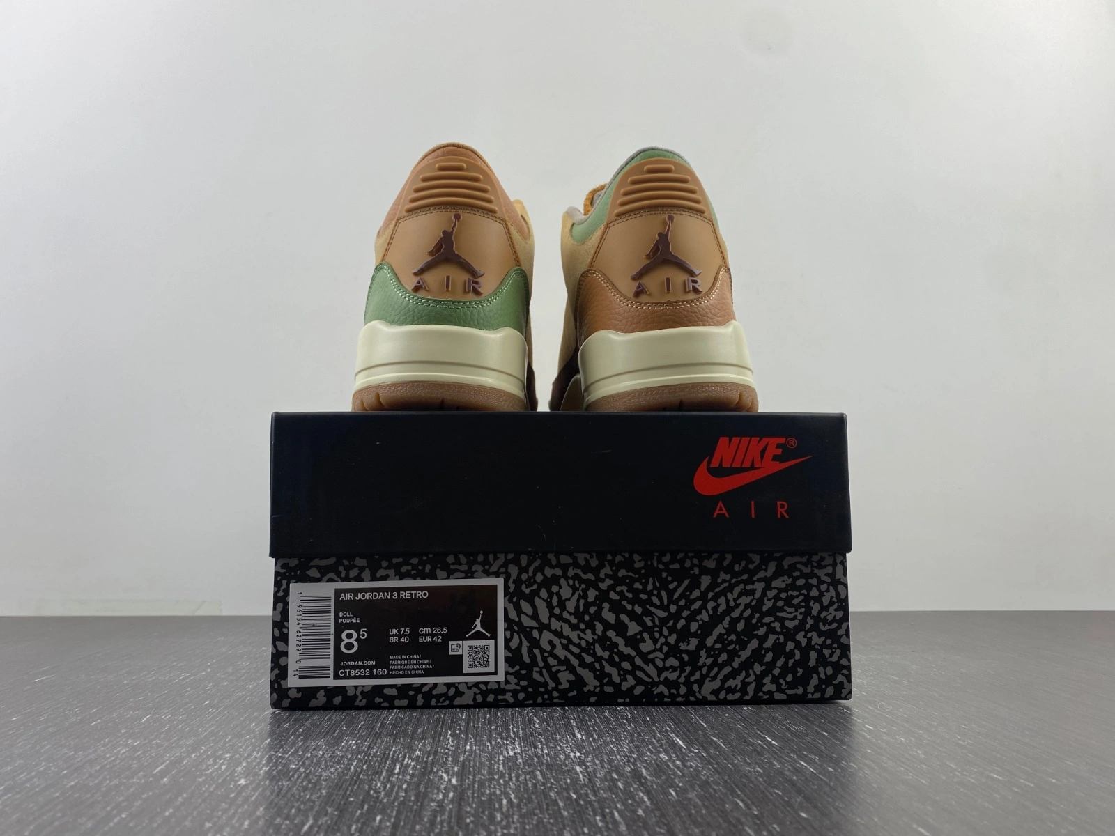 MultiPurpose Air Jordan 3 Zion Williamson Voodoo CT8532- 1826