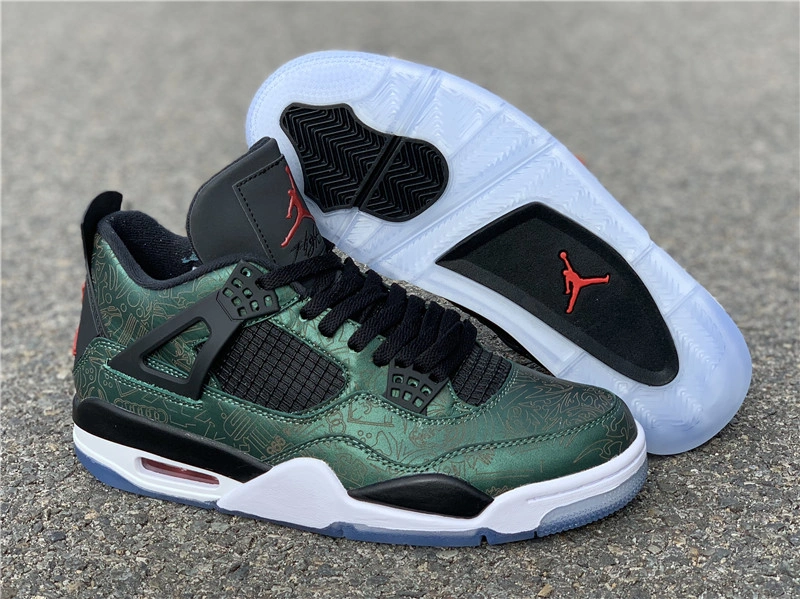 Youthful Air Jordan 4 Green Laser AJ4- 2025