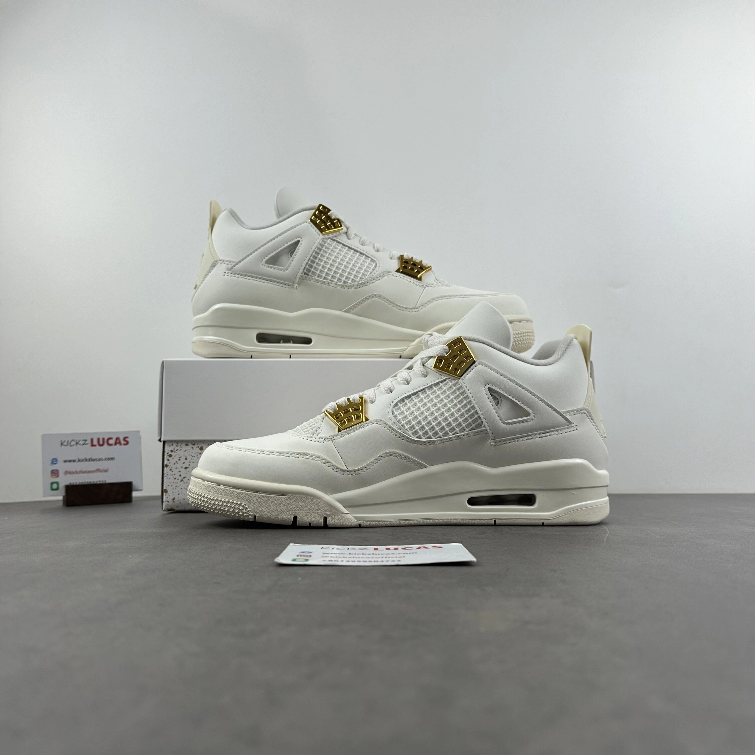 Air Jordan 4 Metallic Gold AQ9129- FlexibleFit 1940