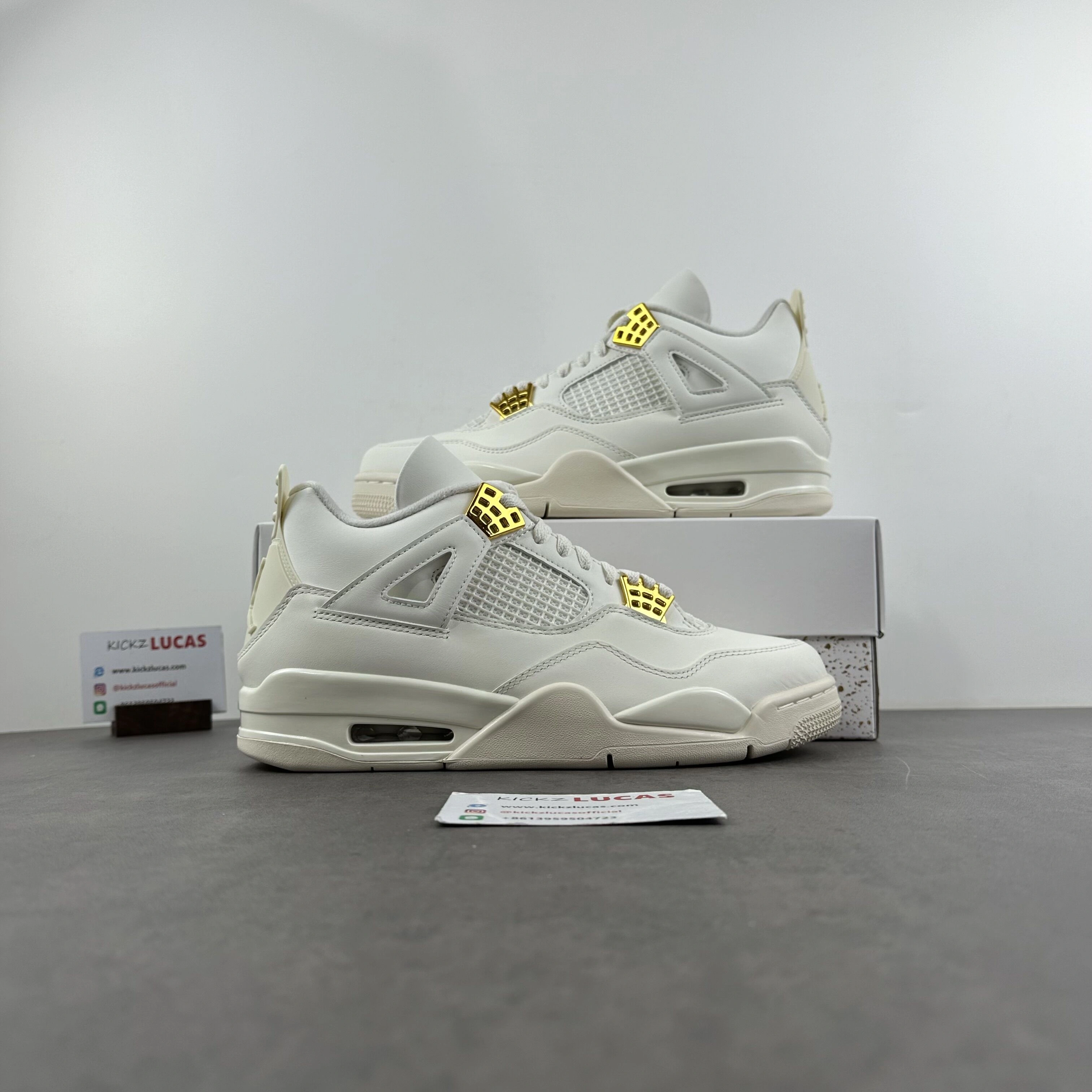 Air Jordan 4 Metallic Gold AQ9129- FlexibleFit 1940