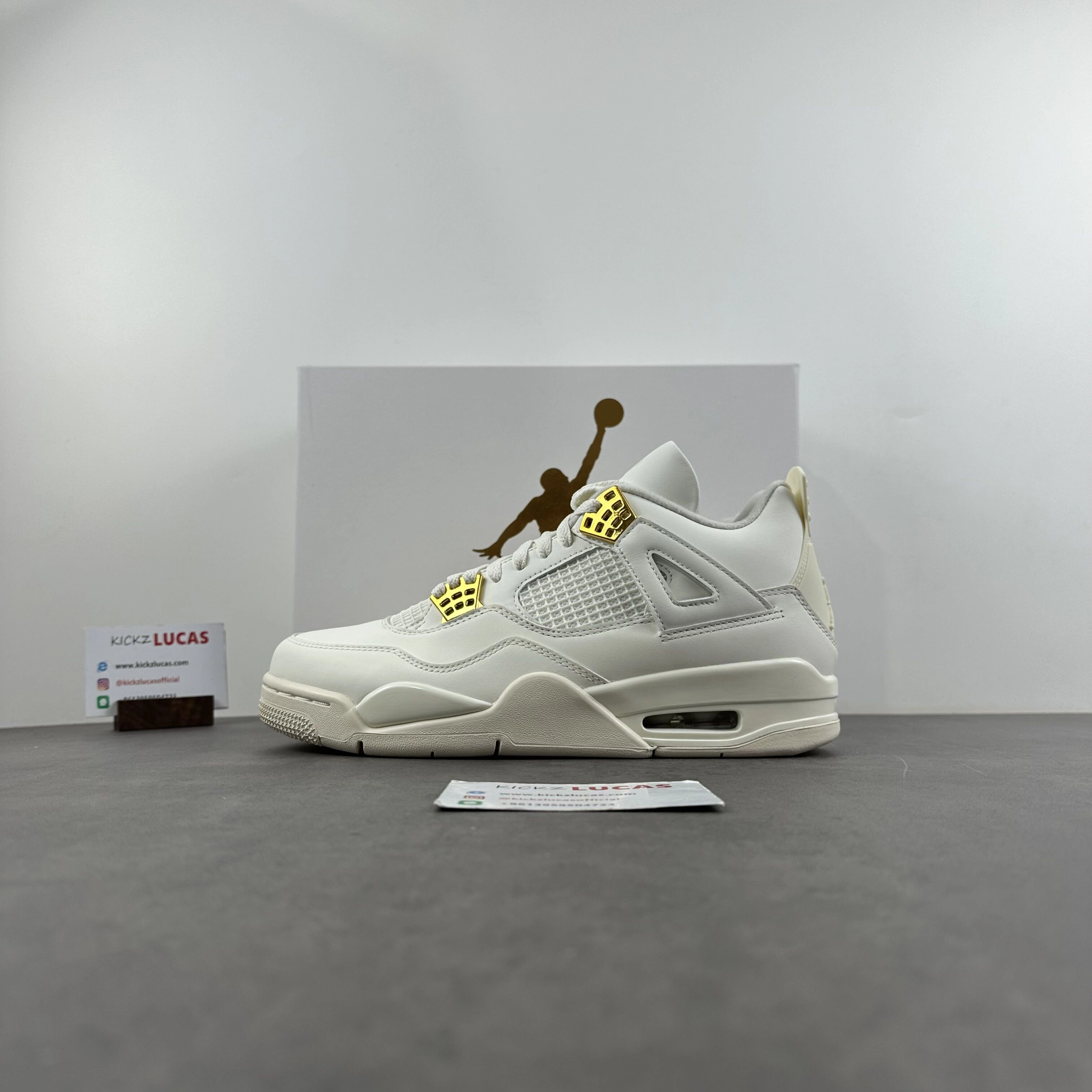 Air Jordan 4 Metallic Gold AQ9129- FlexibleFit 1940