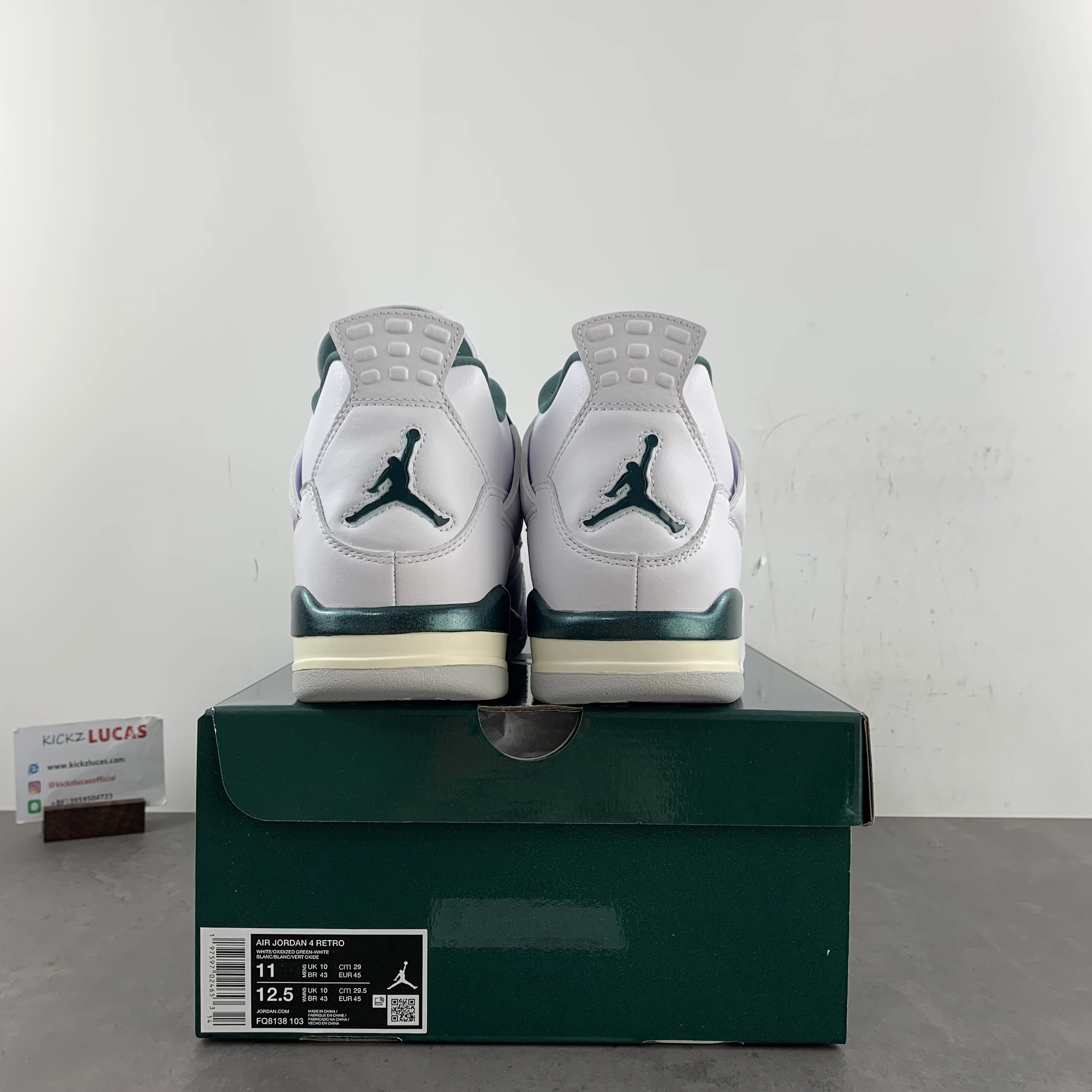 Upgraded Air Jordan 4 Oxidized Green FQ8138- 1941