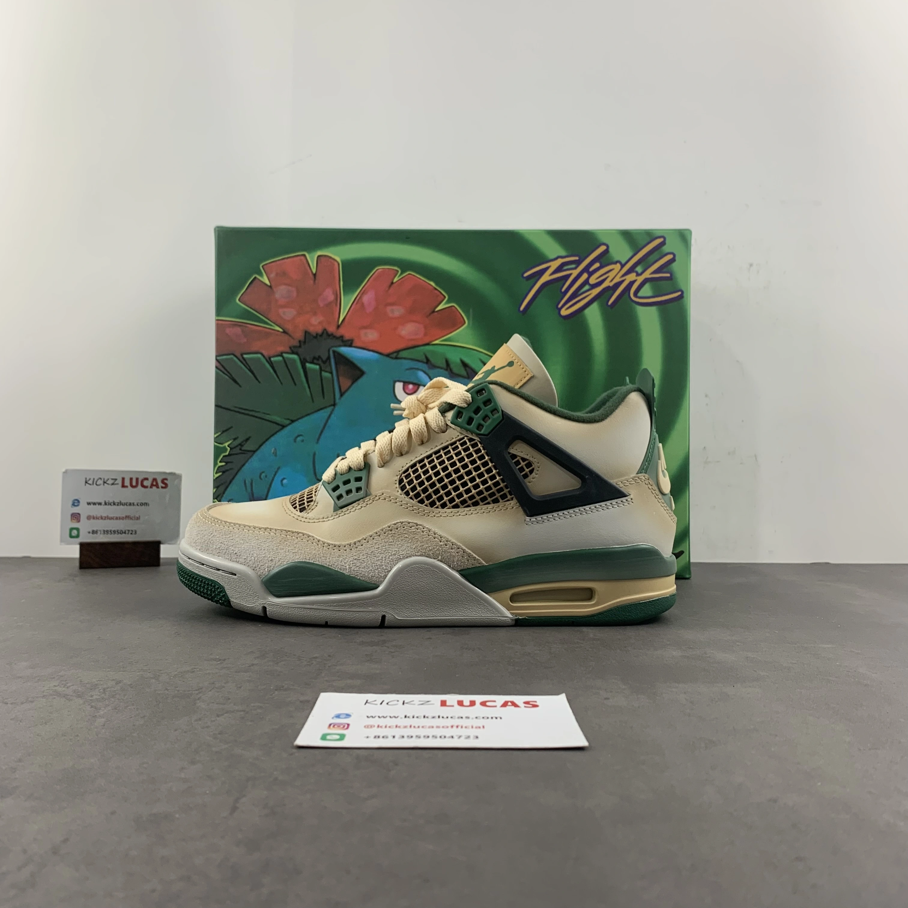 Neat Air Jordan 4 Pokemon Venusaur DC7770- 1936