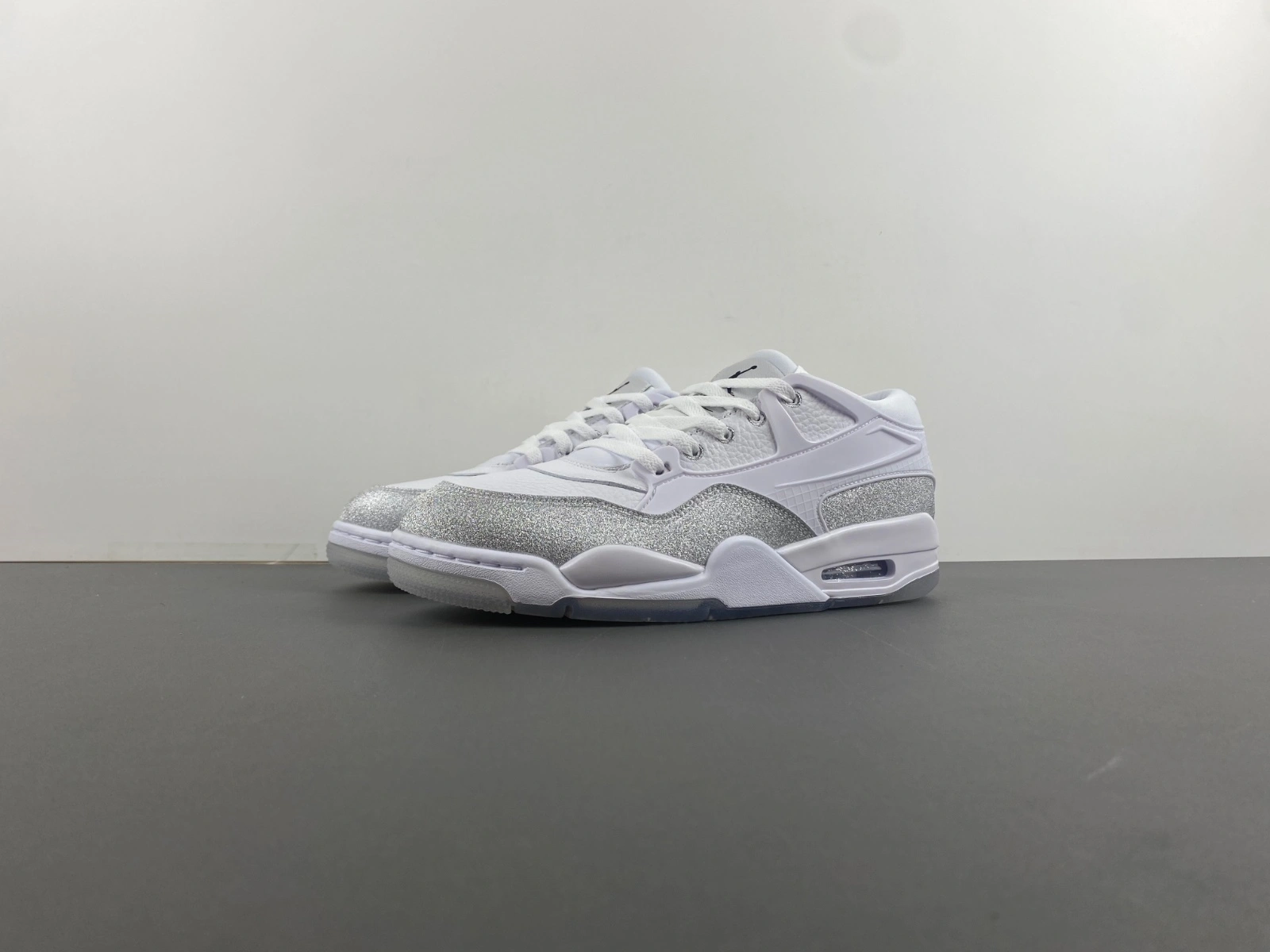 Classic Air Jordan 4 RM White Sliver HQ3441- 1919