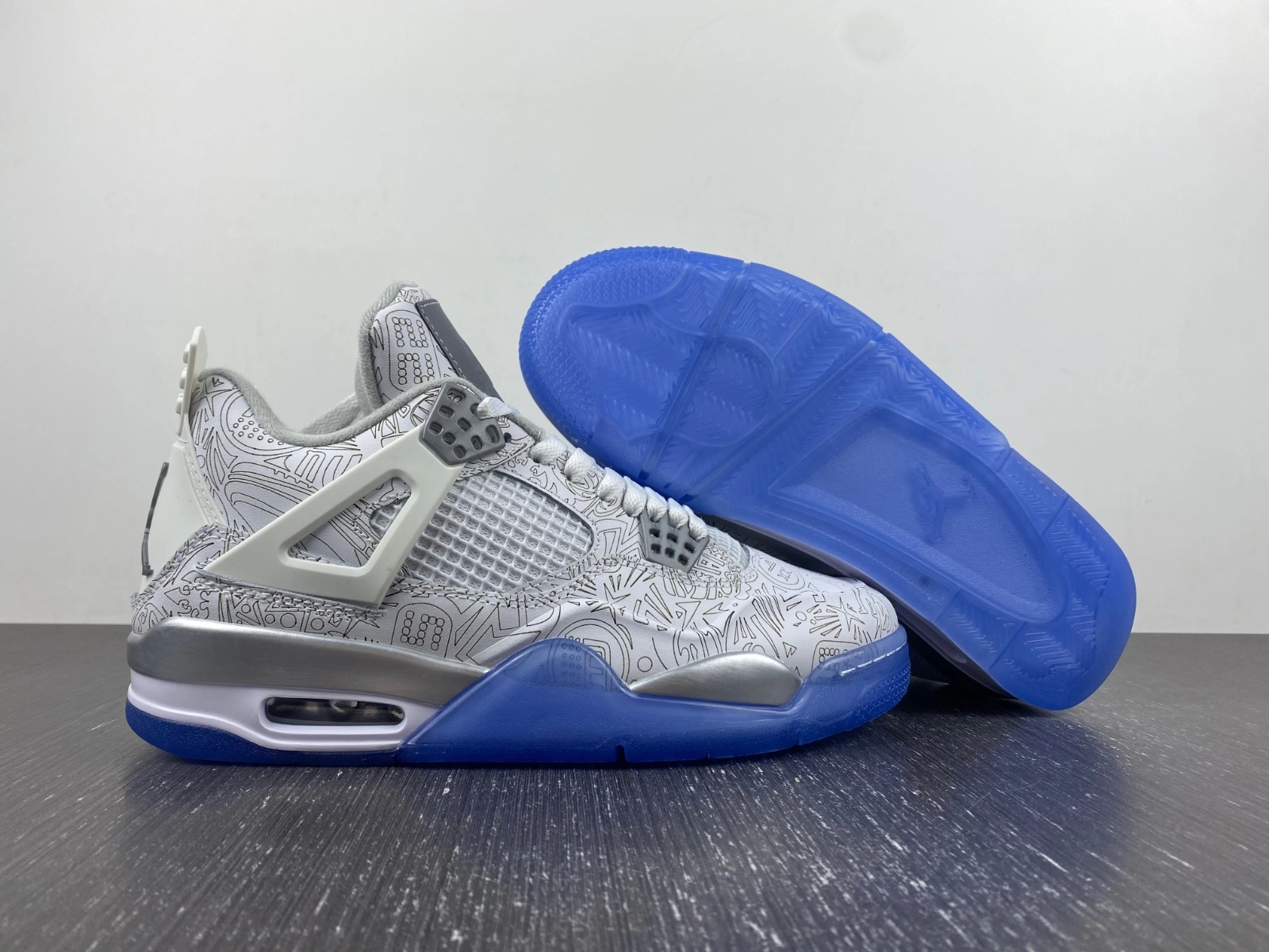 Air Jordan 4 Retro 30th Anniversary Laser 705333- Stretchable 1965