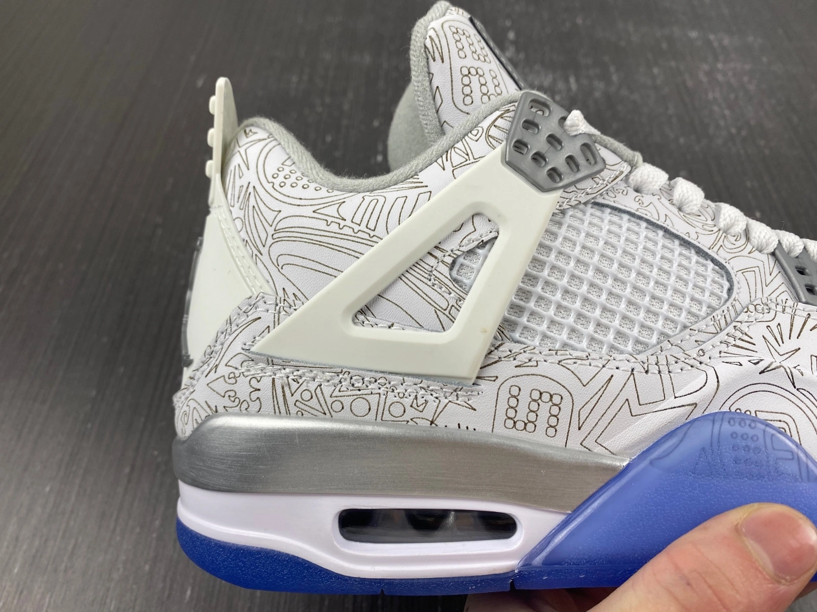 Air Jordan 4 Retro 30th Anniversary Laser 705333- Stretchable 1965