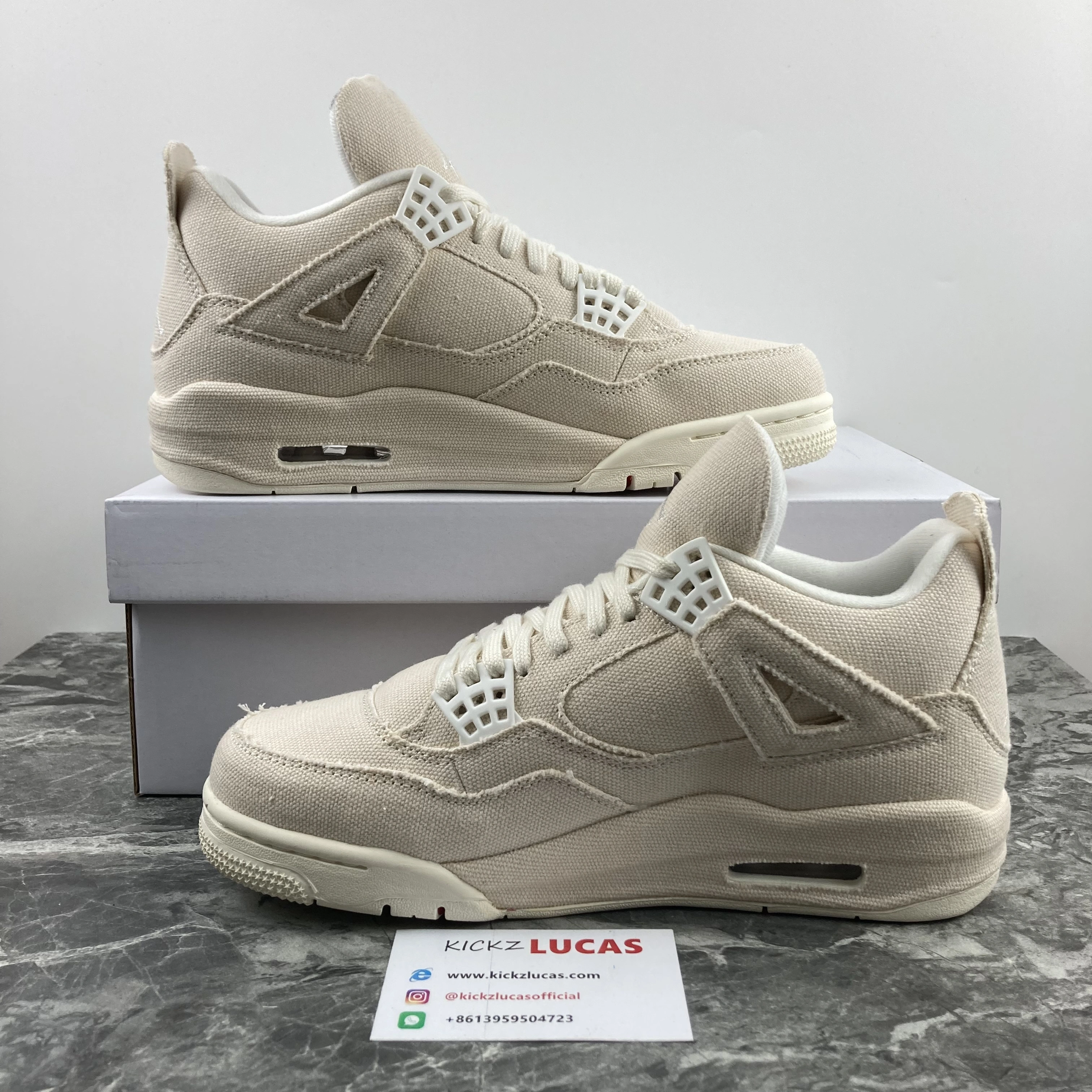 Air Jordan 4 Retro Blank Canvas DQ4909- Functional 1987