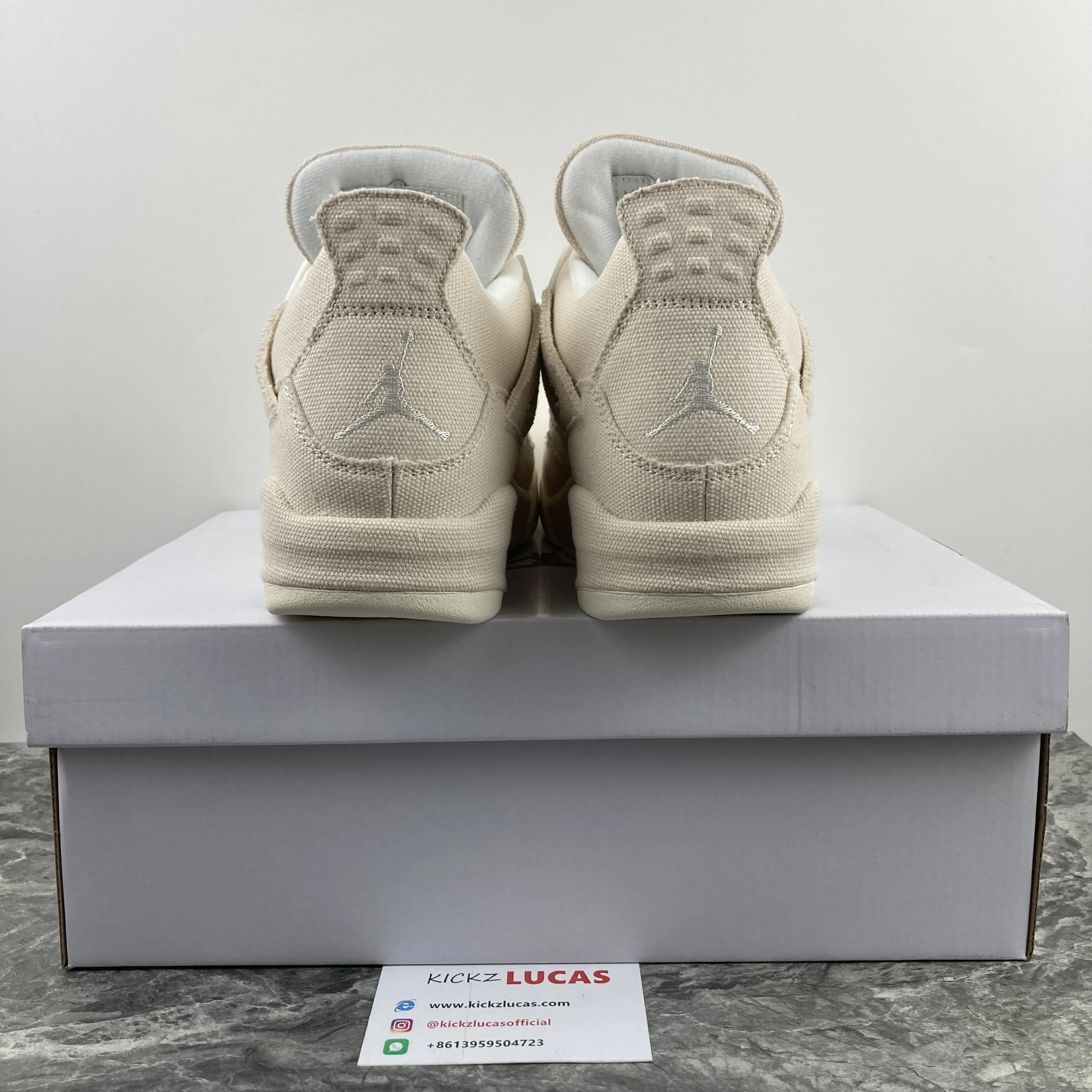 Air Jordan 4 Retro Blank Canvas DQ4909- Functional 1987