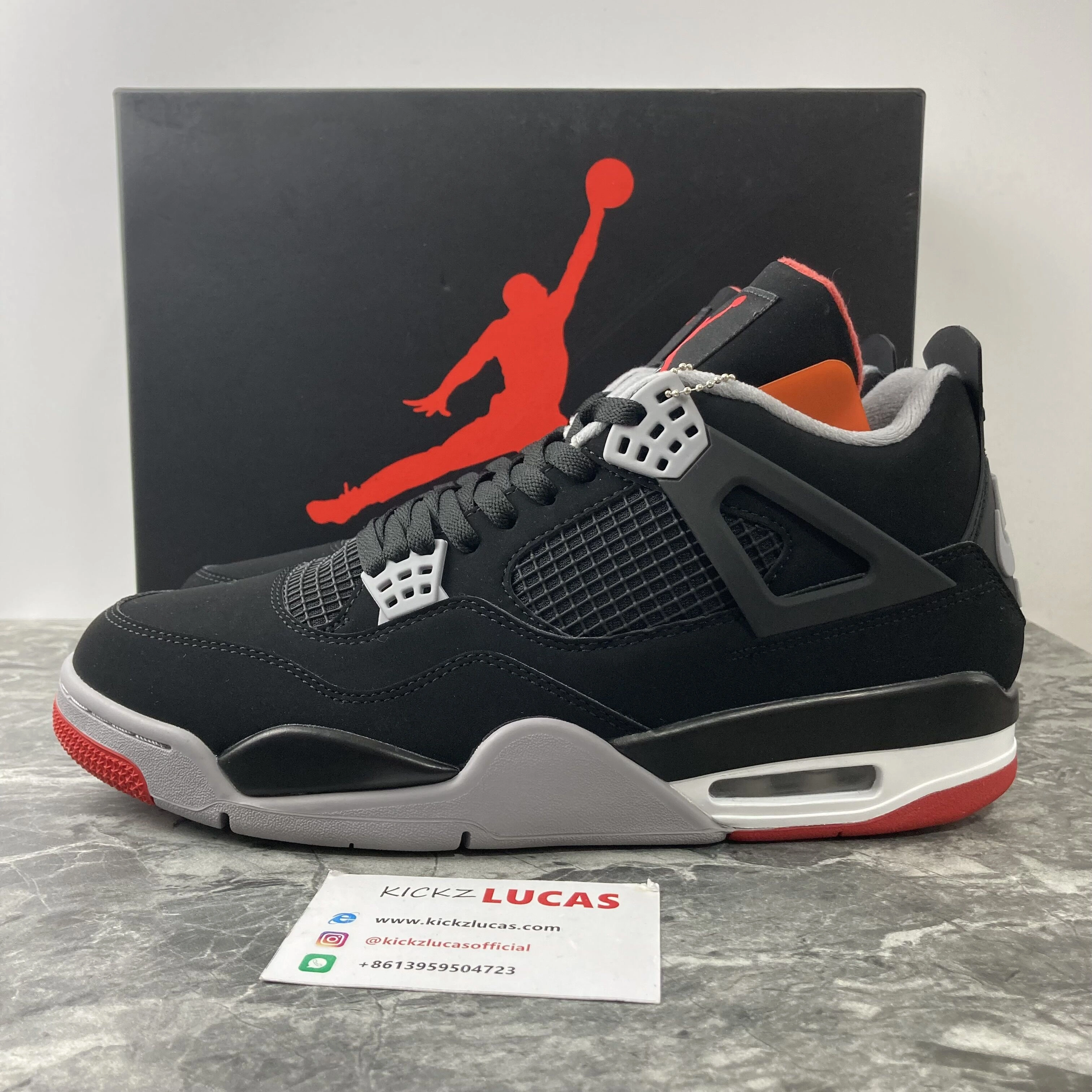 FlexibleFit Air Jordan 4 Retro Bred 308497- 2018