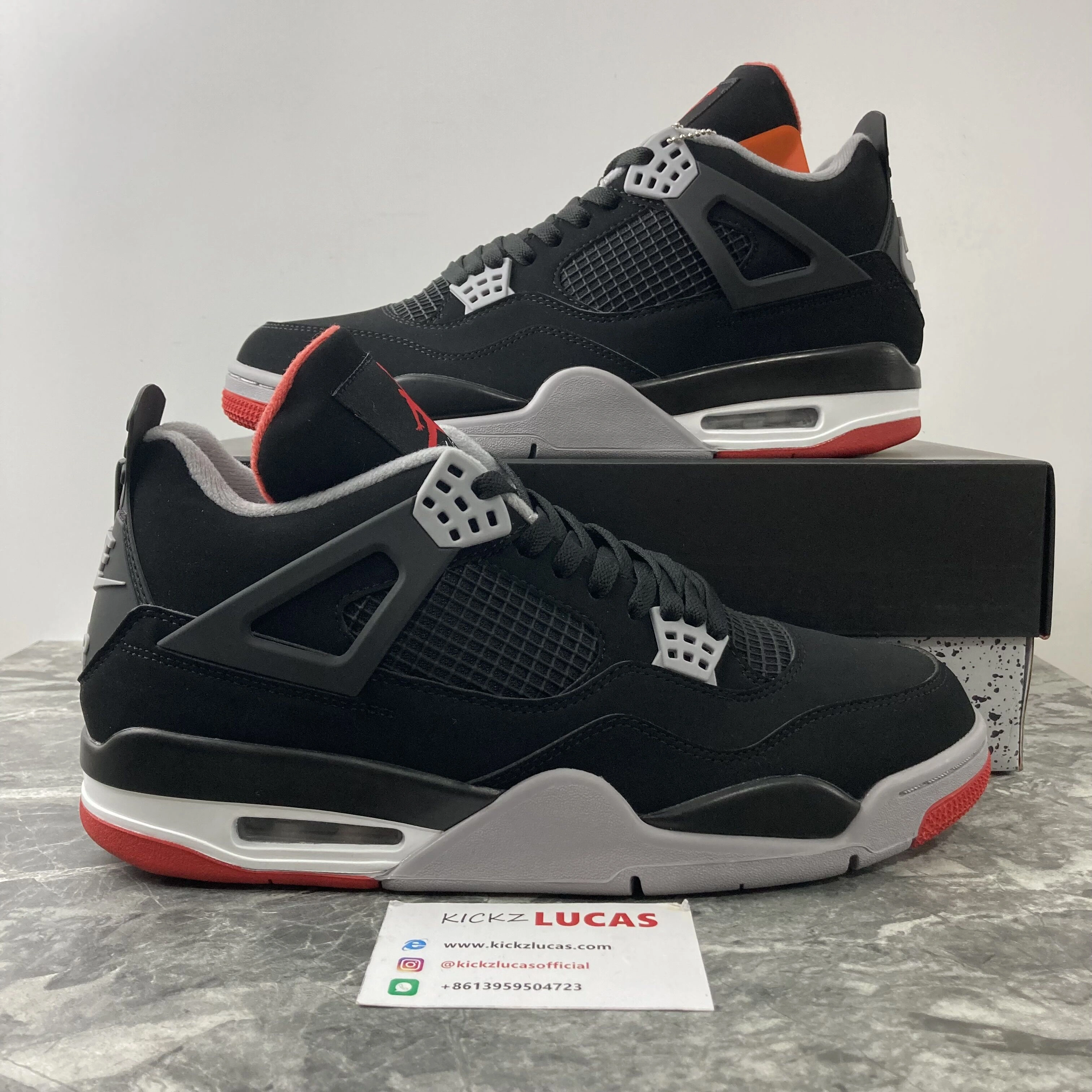 FlexibleFit Air Jordan 4 Retro Bred 308497- 2018