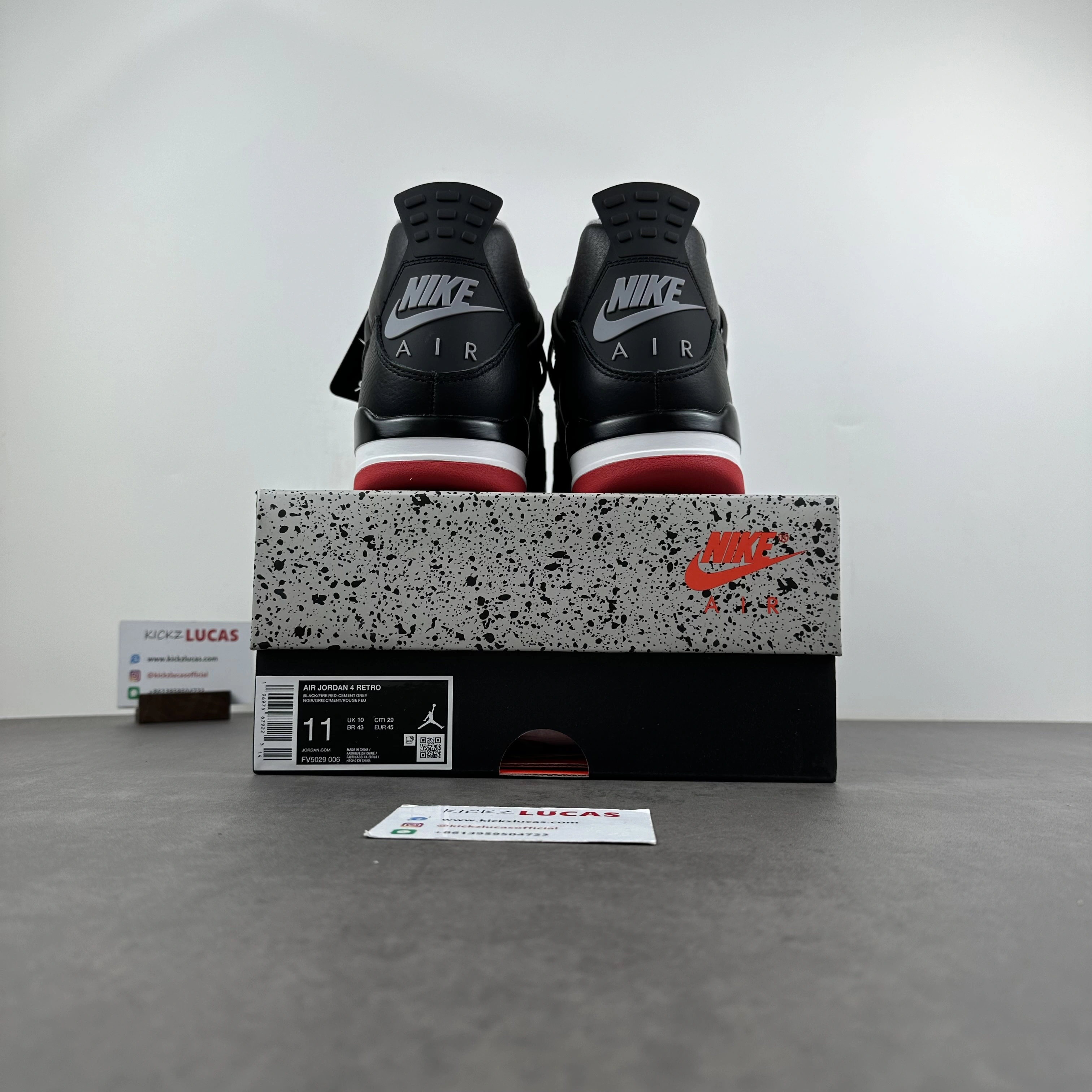Air Jordan 4 Retro Bred Reimagined FV5029- HighQuality 1944