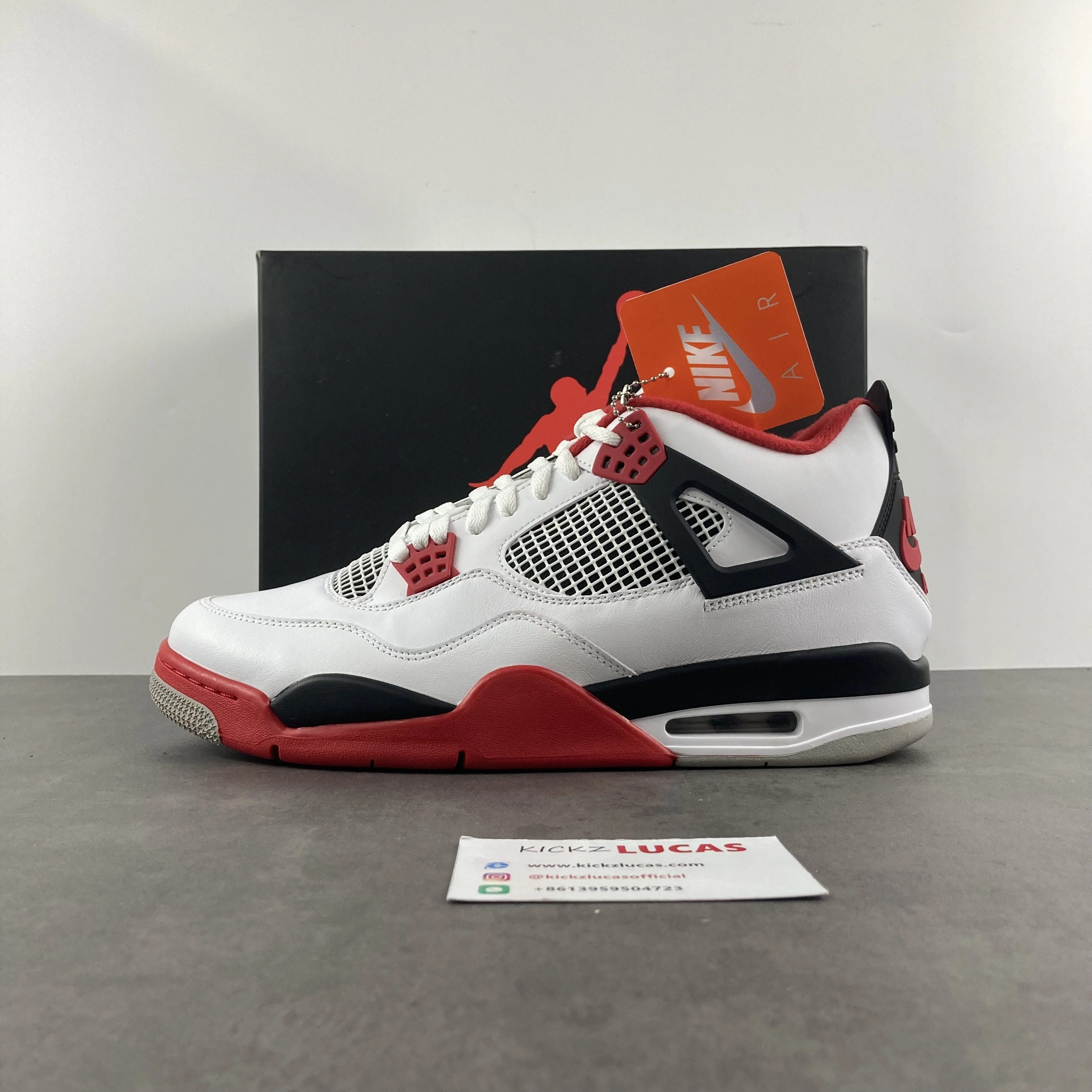 Versatile Air Jordan 4 Retro Fire Red DC7770- 2035