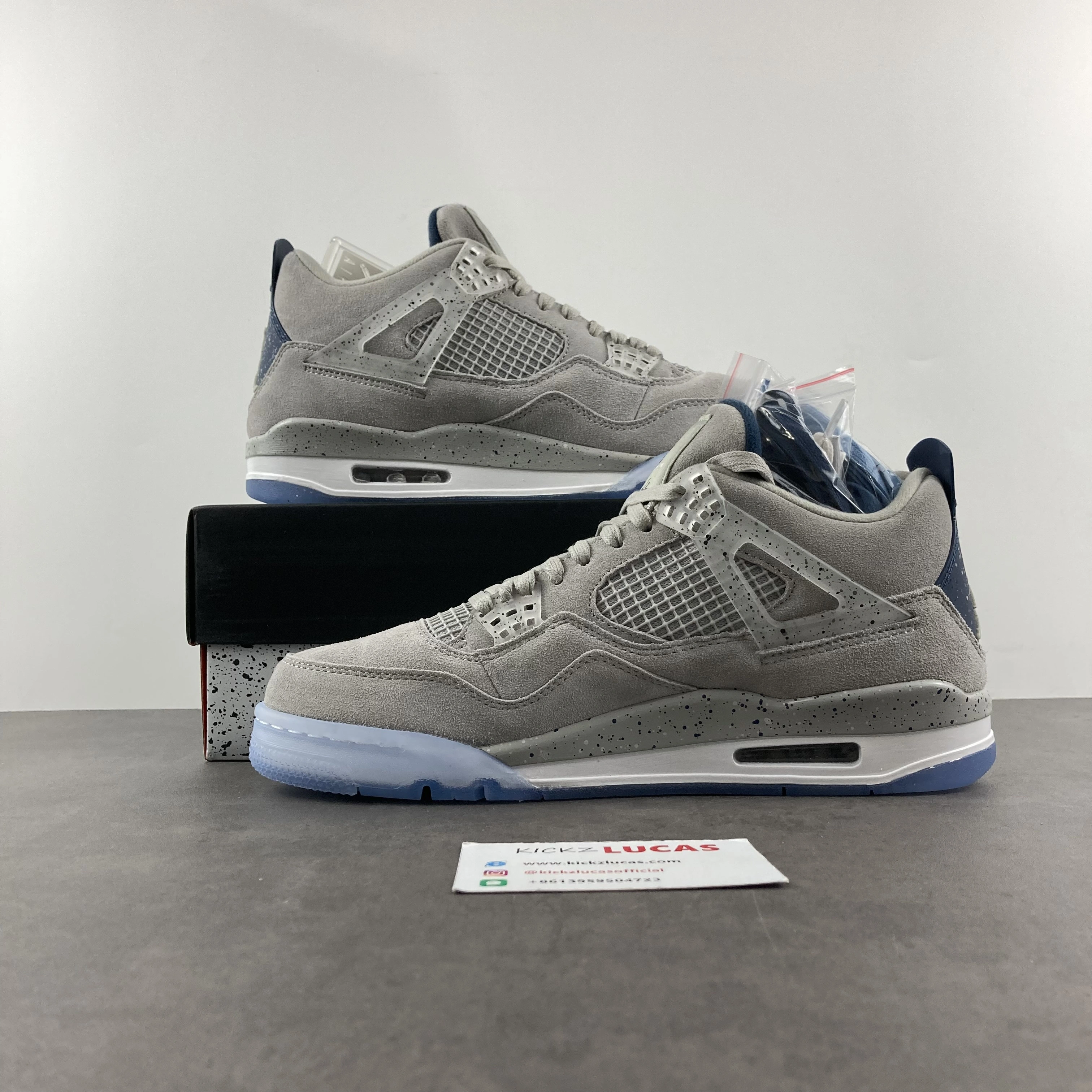 Air Jordan 4 Retro Georgetown PE AJ4- Packable 1955