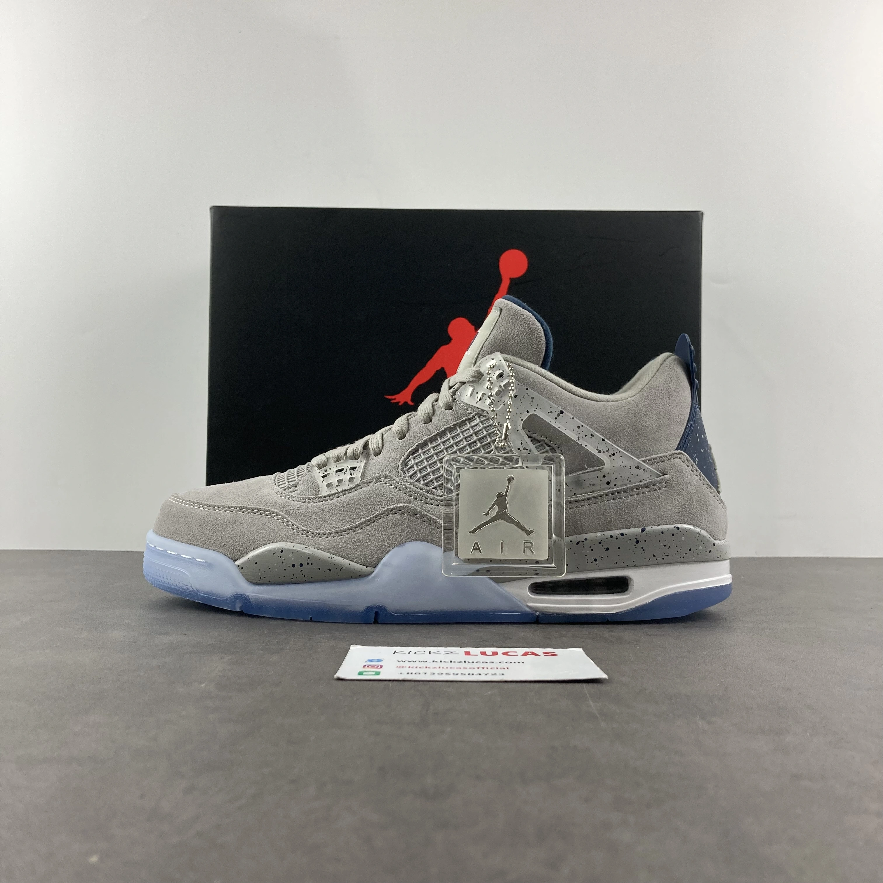 Air Jordan 4 Retro Georgetown PE AJ4- Packable 1955