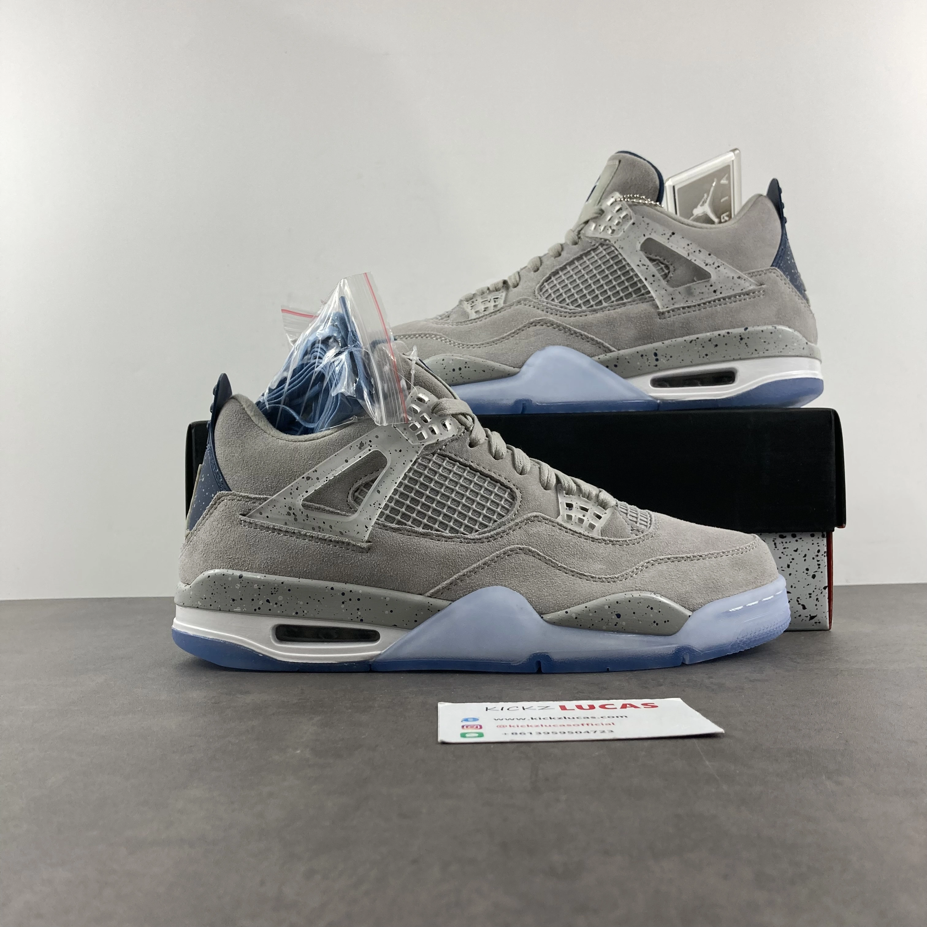 Air Jordan 4 Retro Georgetown PE AJ4- Packable 1955