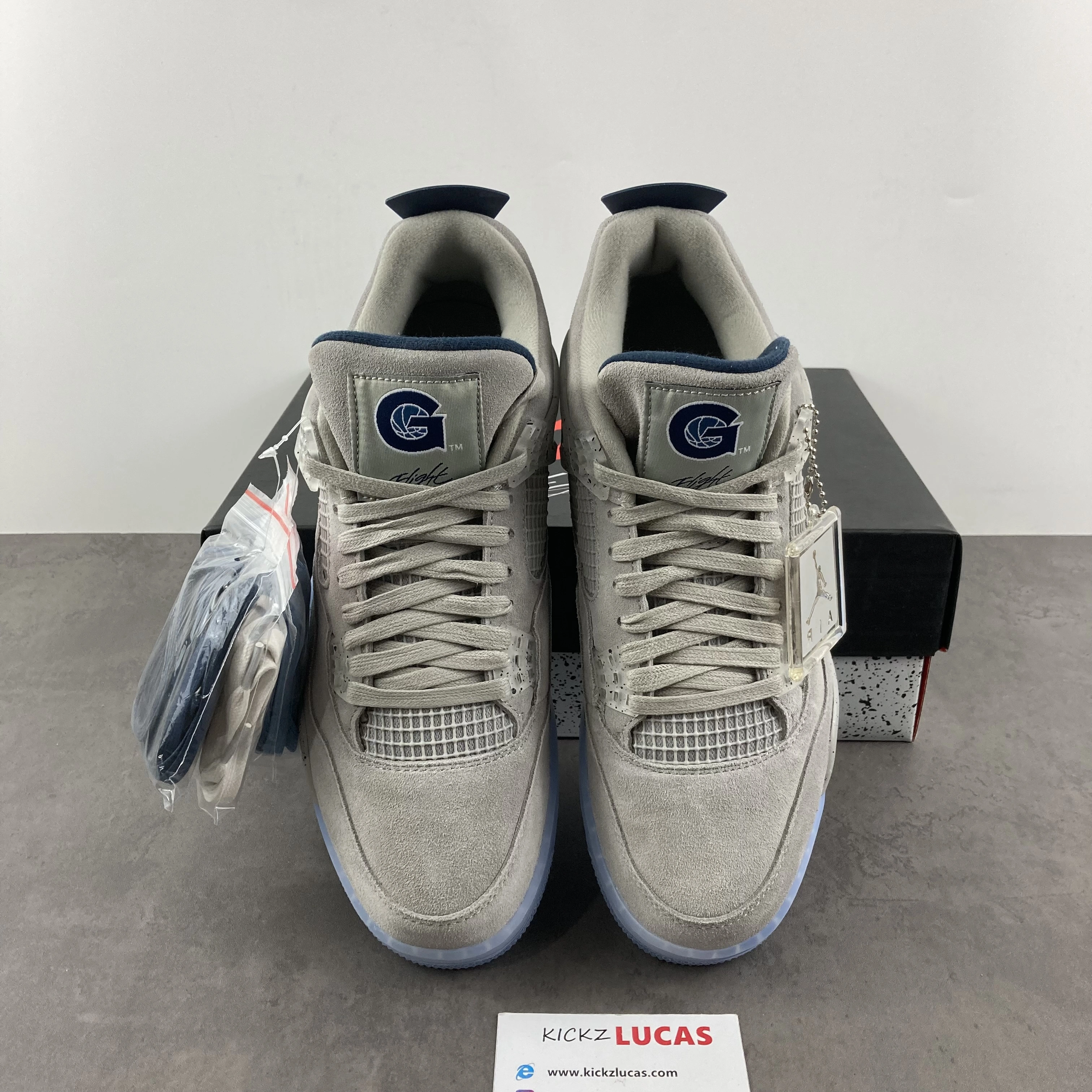 Air Jordan 4 Retro Georgetown PE AJ4- Packable 1955