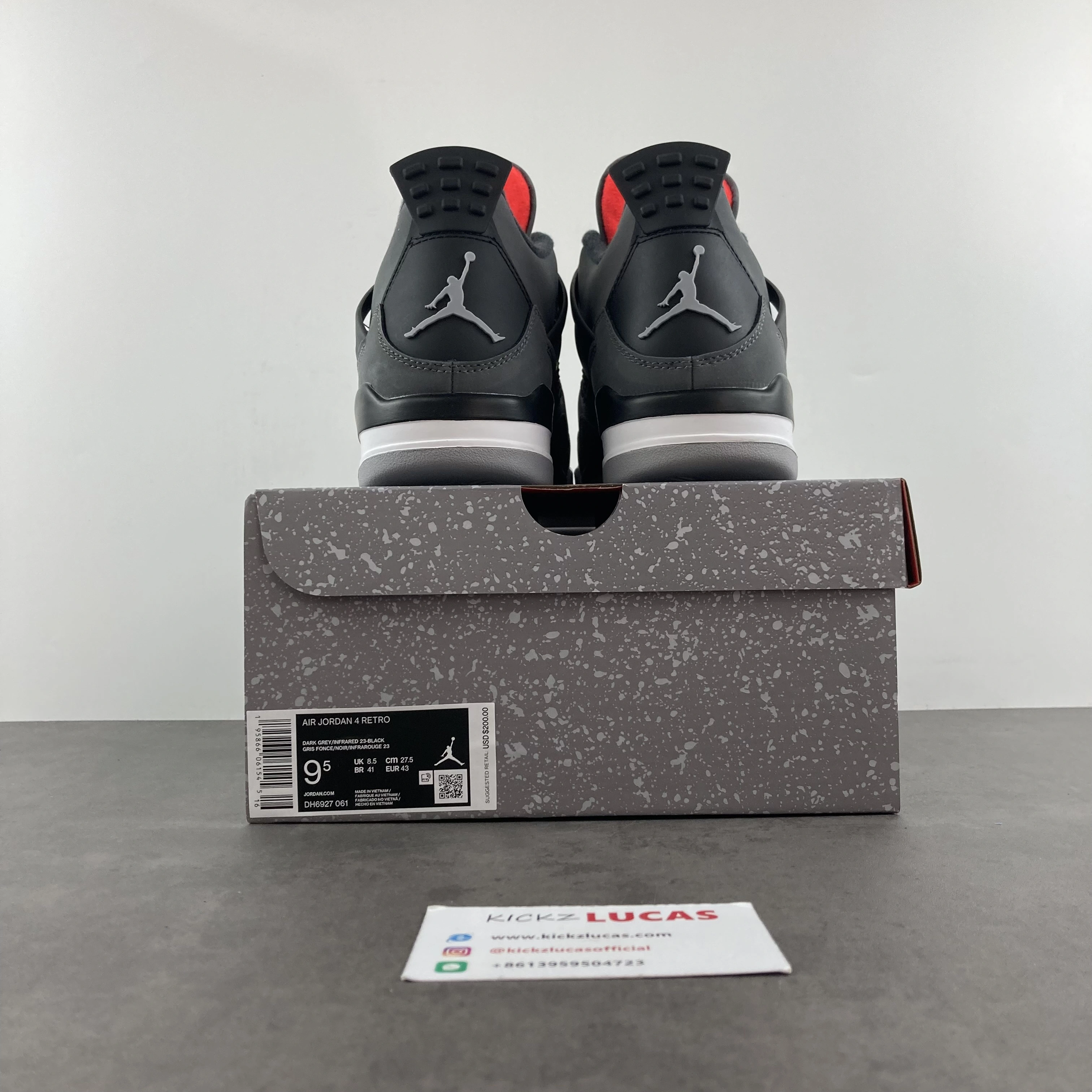Air Jordan 4 Retro Infrared DH6927- Tailored 1992