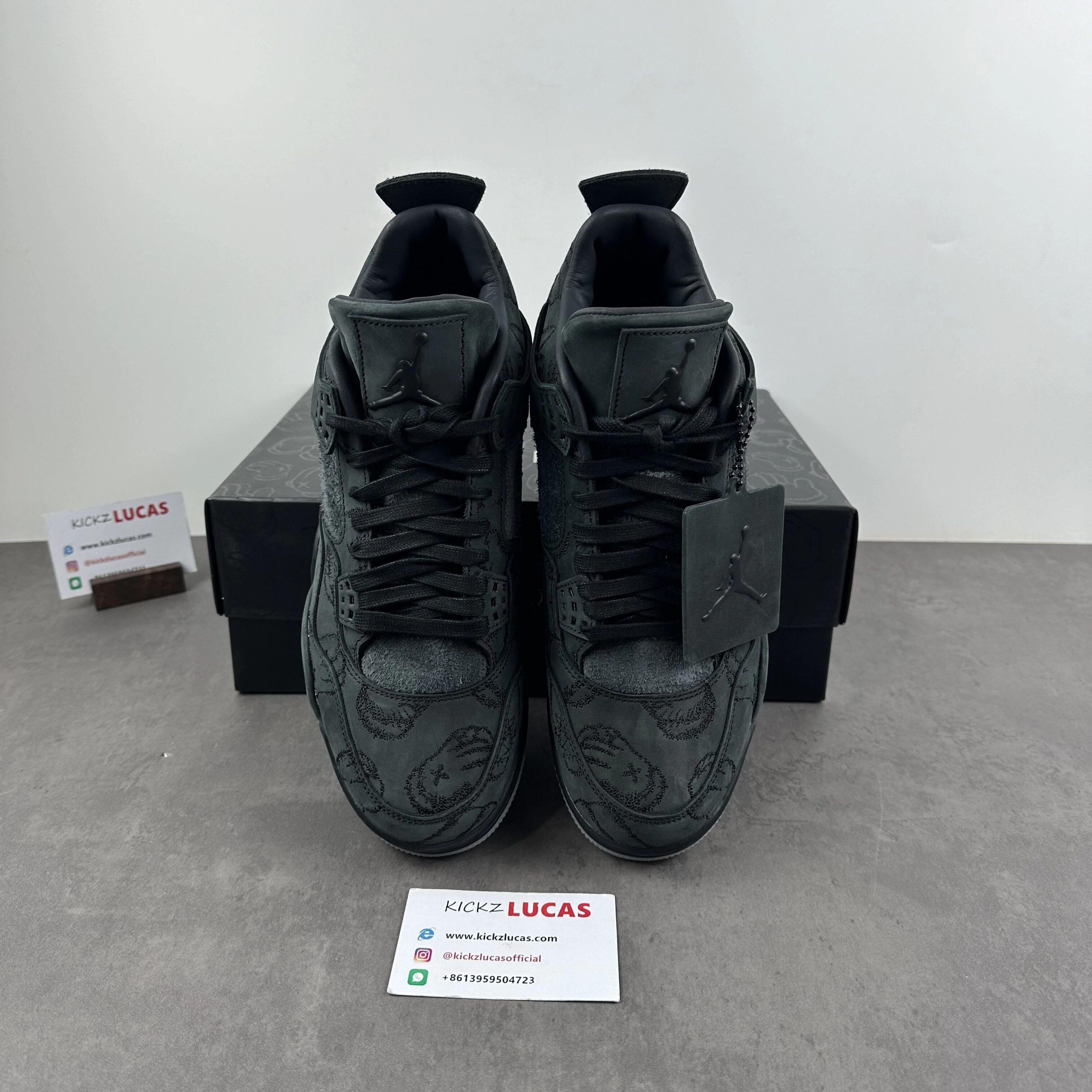 Air Jordan 4 Retro Kaws Black 930155- Casual 2007
