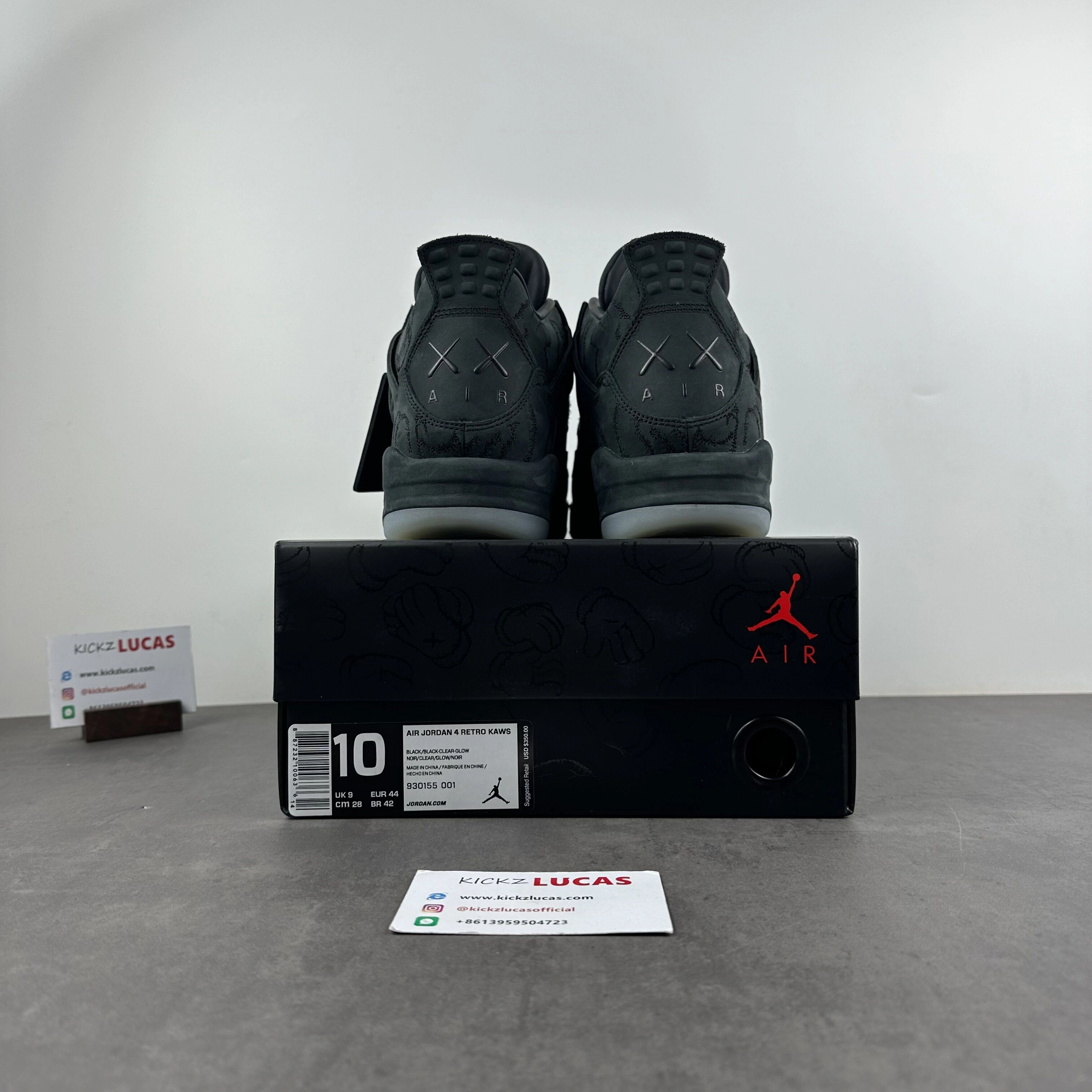 Air Jordan 4 Retro Kaws Black 930155- Casual 2007