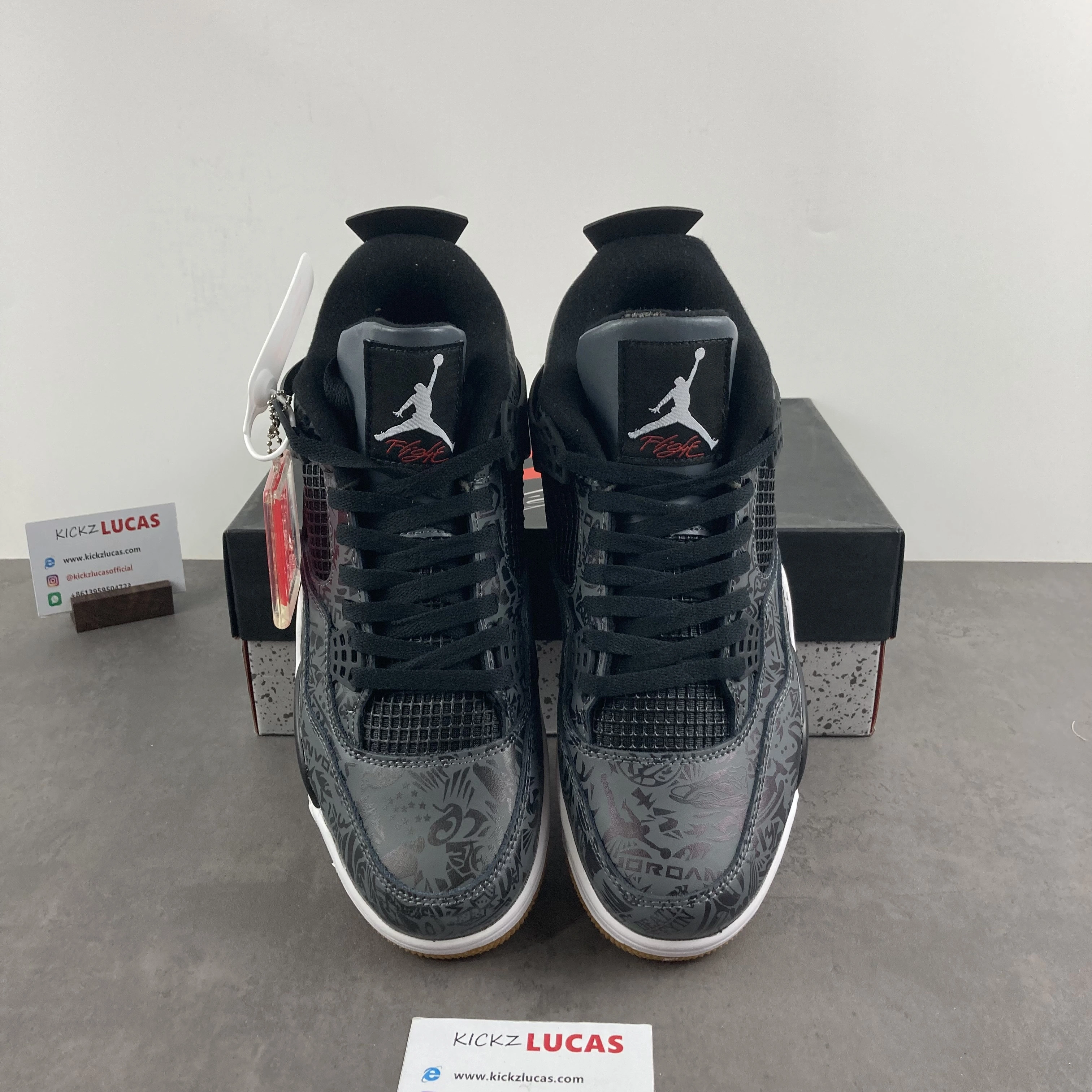 Air Jordan 4 Retro Laser Black Gum CI1184- AllSeason 2015