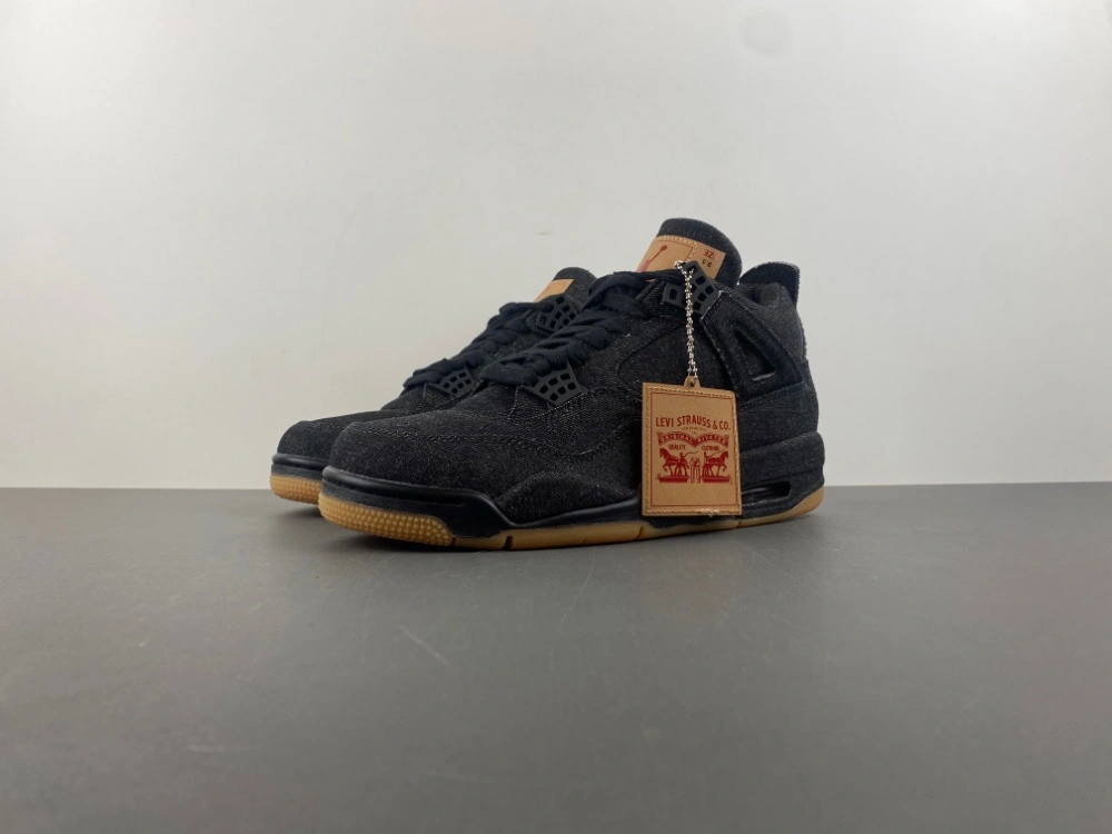 Air Jordan 4 Retro Levi's Black AO2571 MultiPurpose 1904