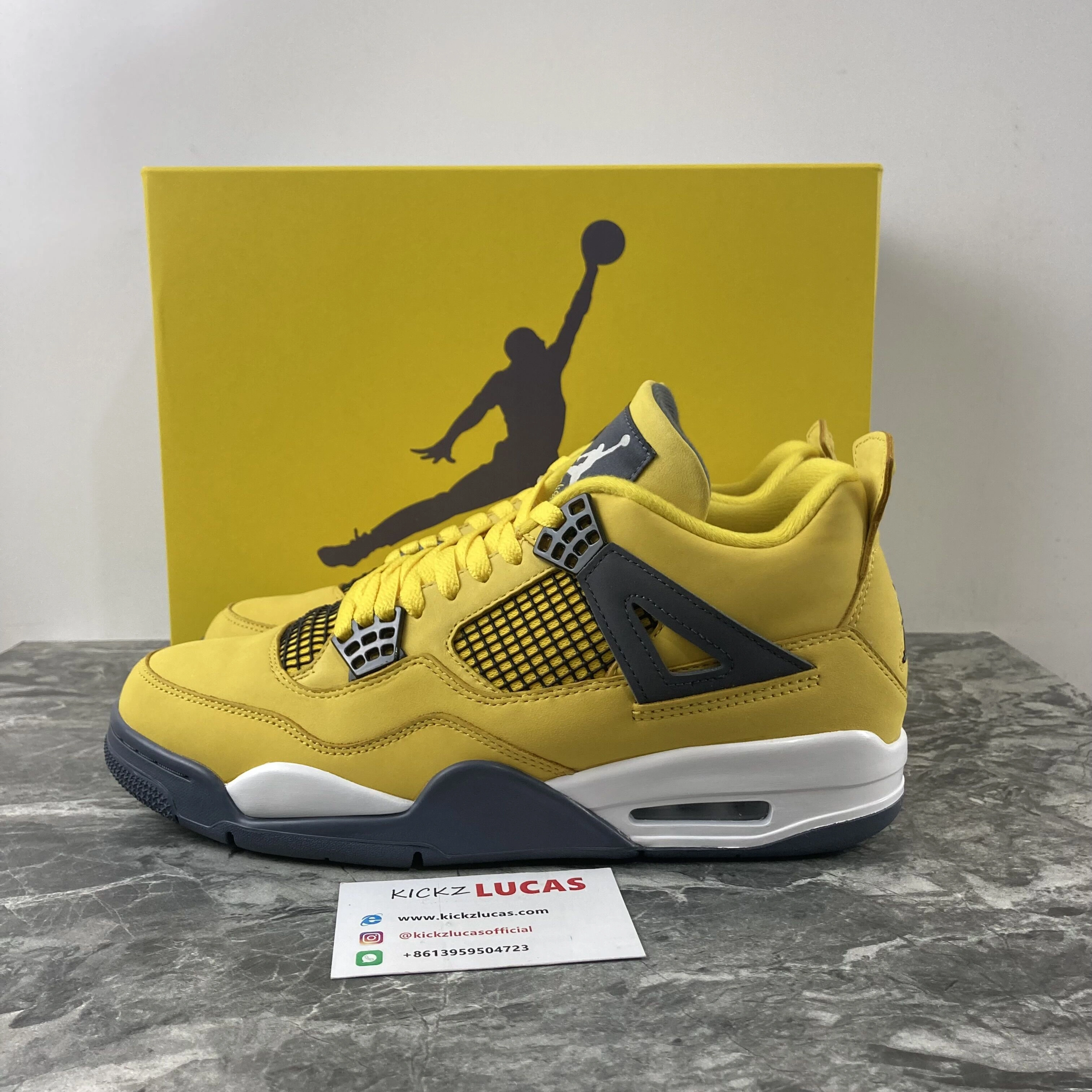 Air Jordan 4 Retro Lightning CT8527- Neat 2003