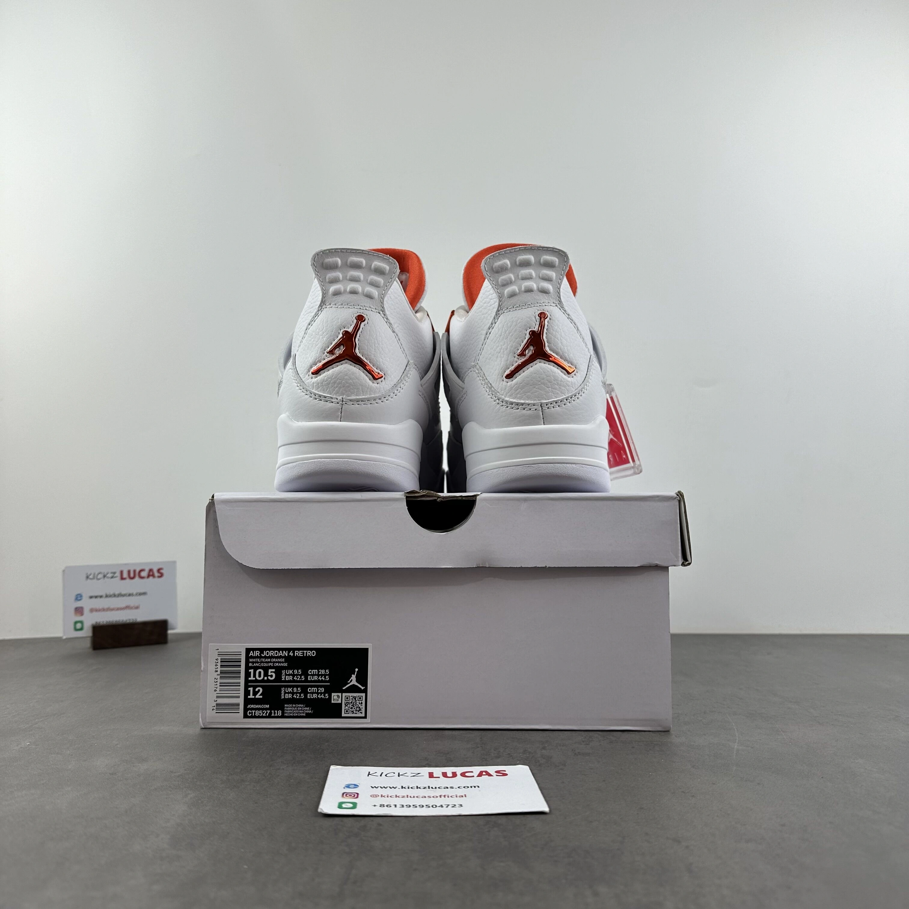 Bright Air Jordan 4 Retro Metallic Orange CT8527- 2026