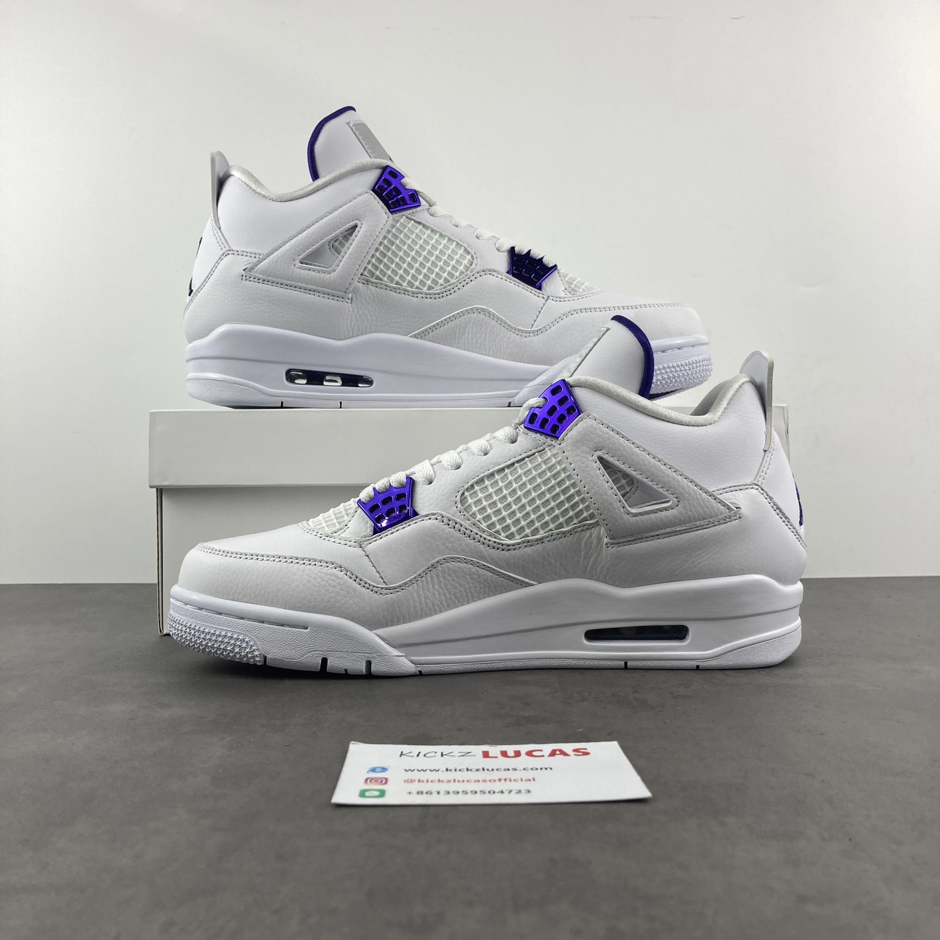 Supportive Air Jordan 4 Retro Metallic Purple CT8527- 2029