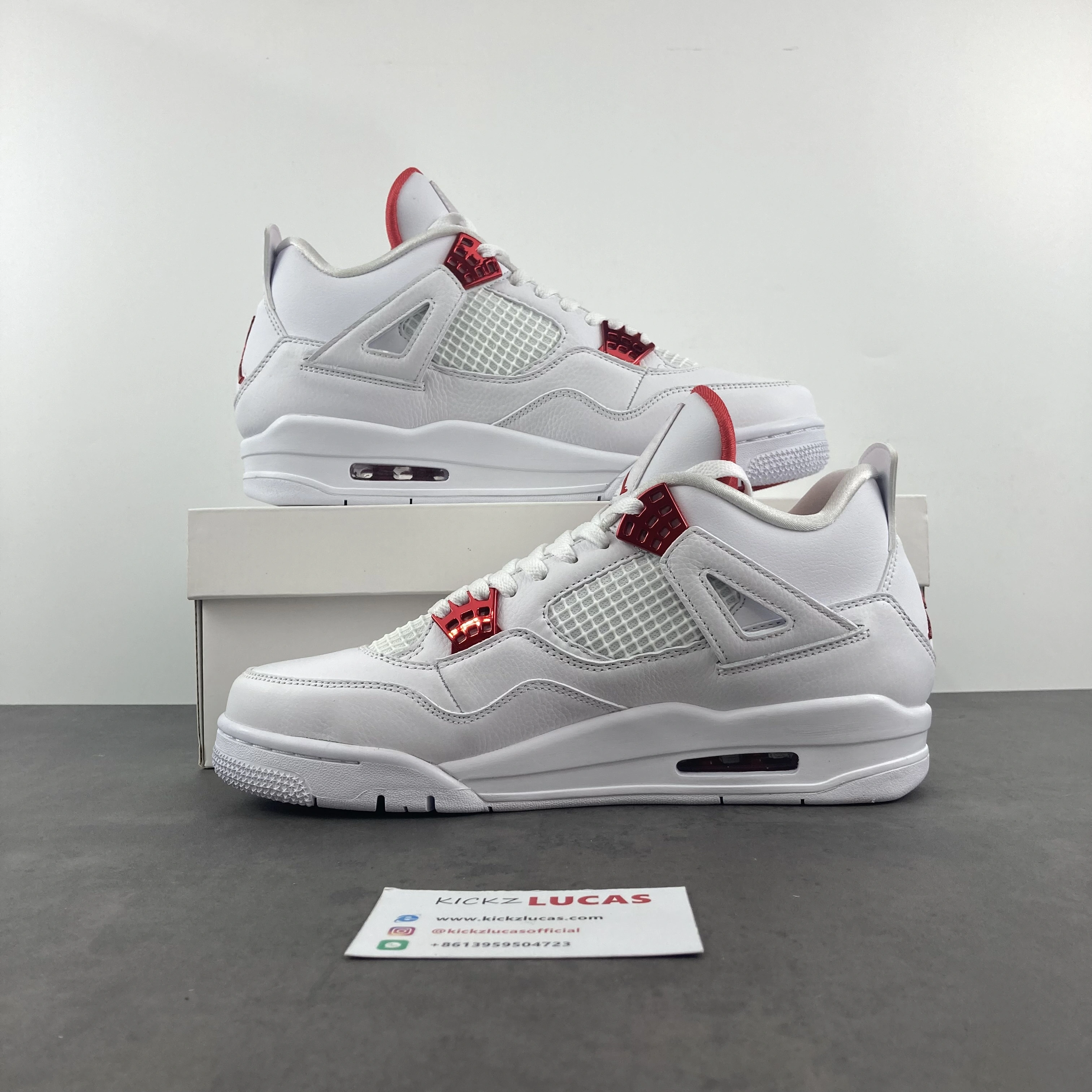 Air Jordan 4 Retro Metallic Red CT8527- StreetReady 1995