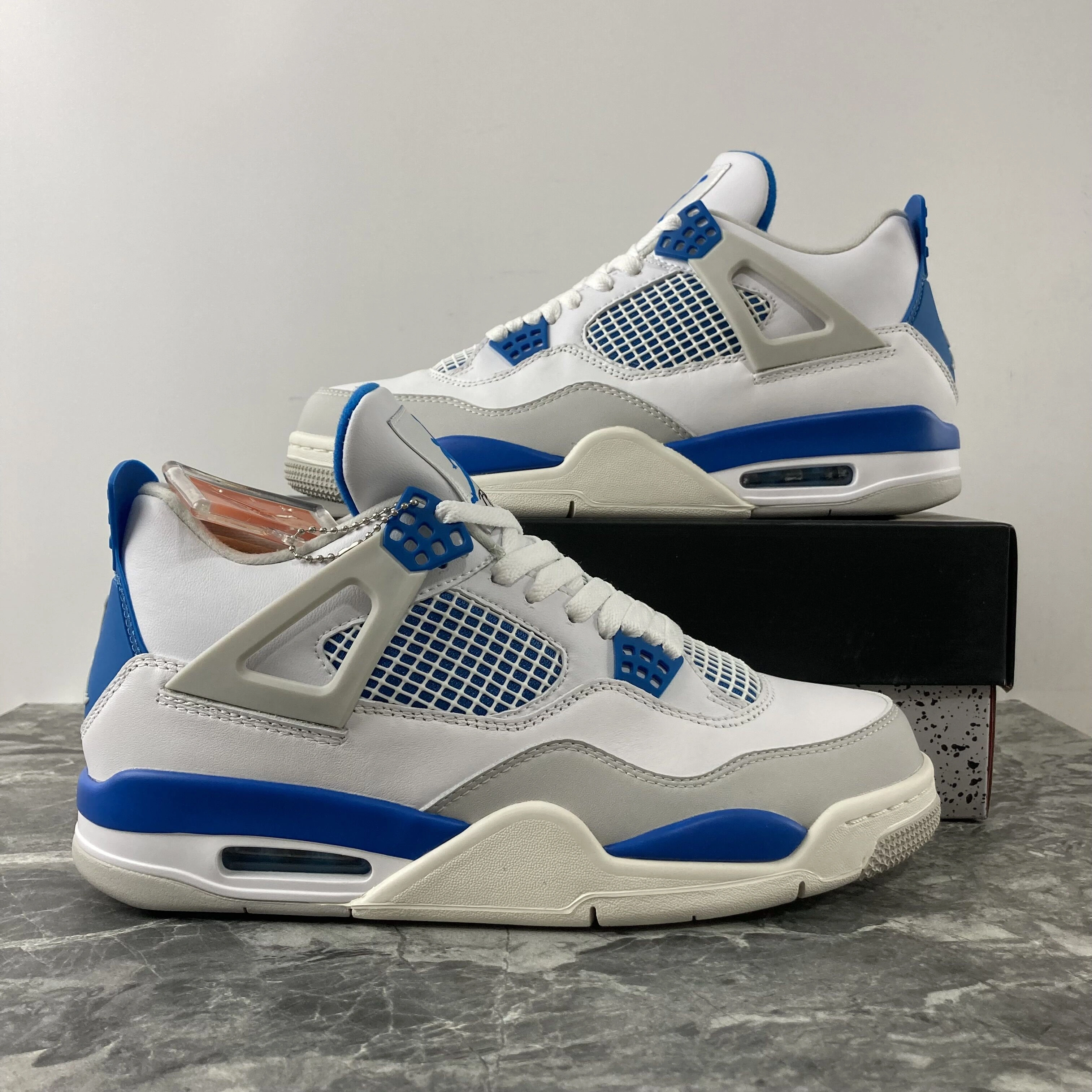 Air Jordan 4 Retro Military Blue 308497- RelaxedFit 2010
