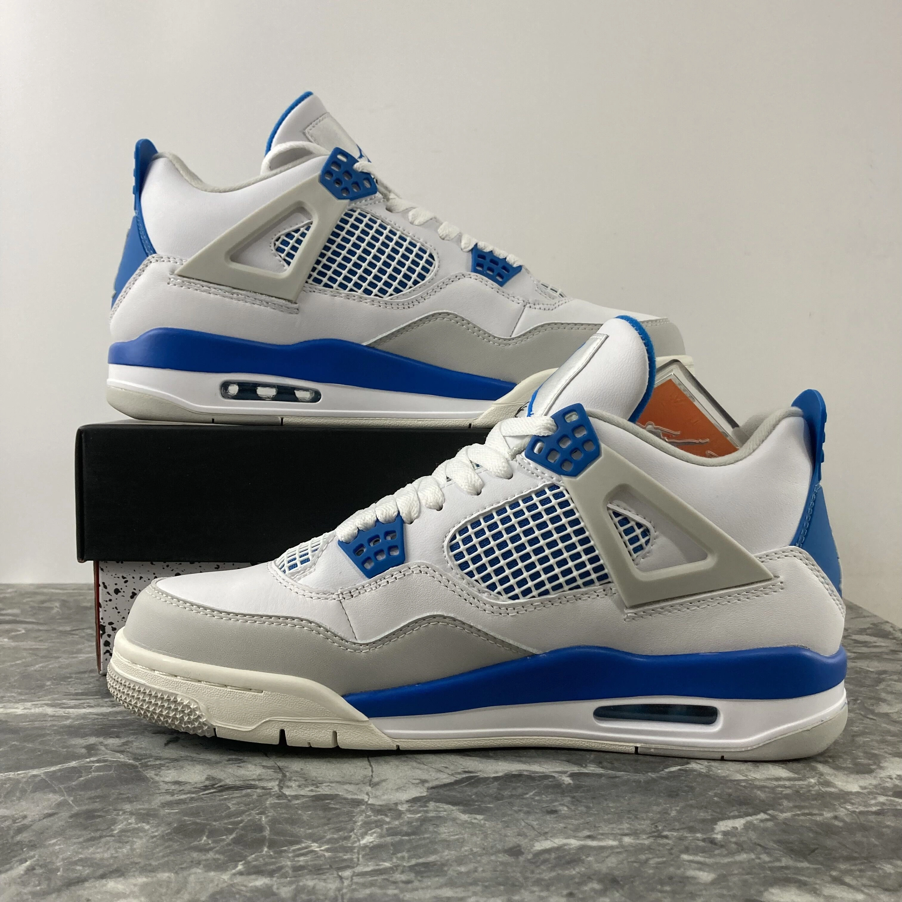 Air Jordan 4 Retro Military Blue 308497- RelaxedFit 2010